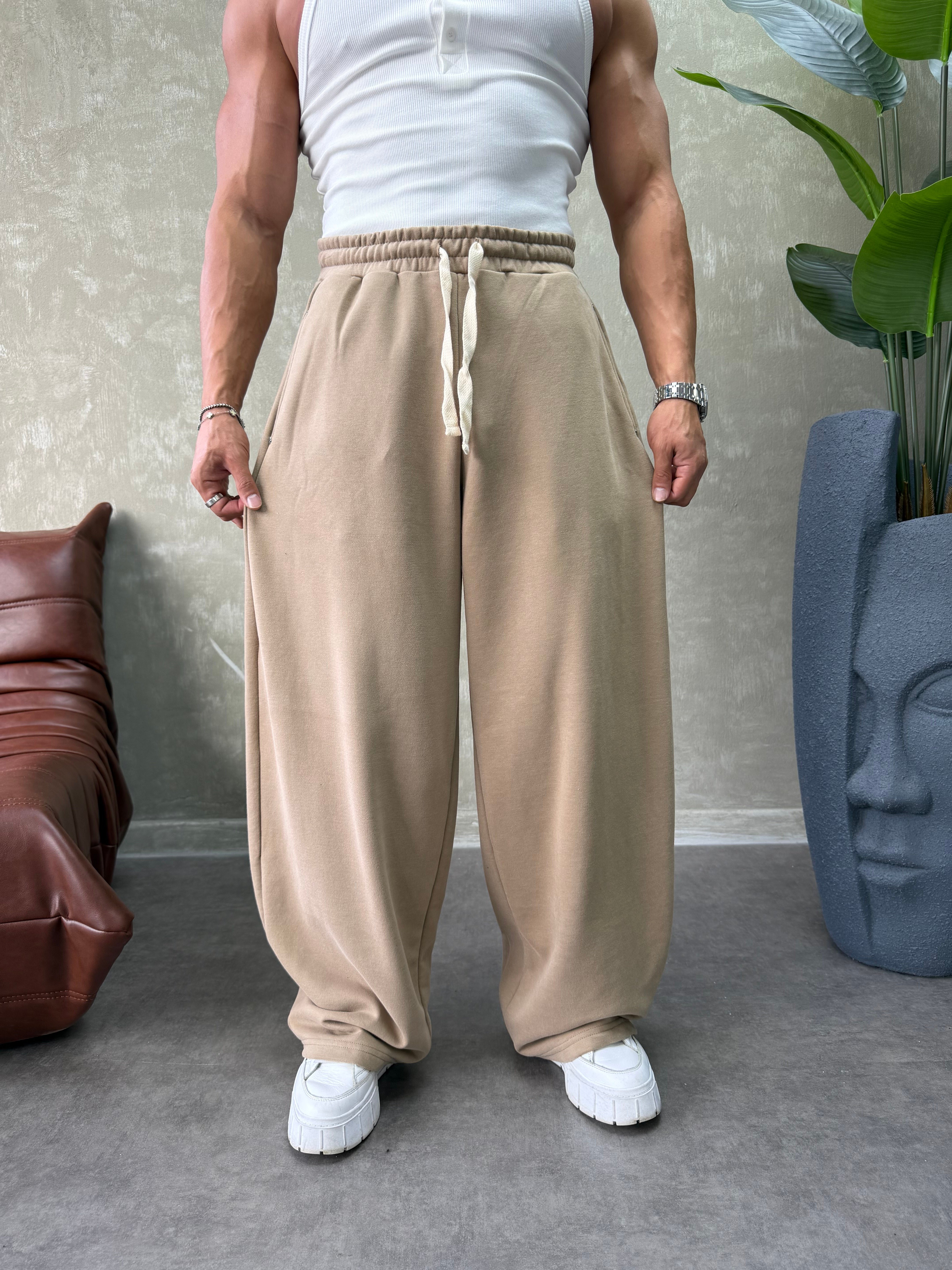 EKSTRA BAGGY EŞOFMAN ALTI CAMEL