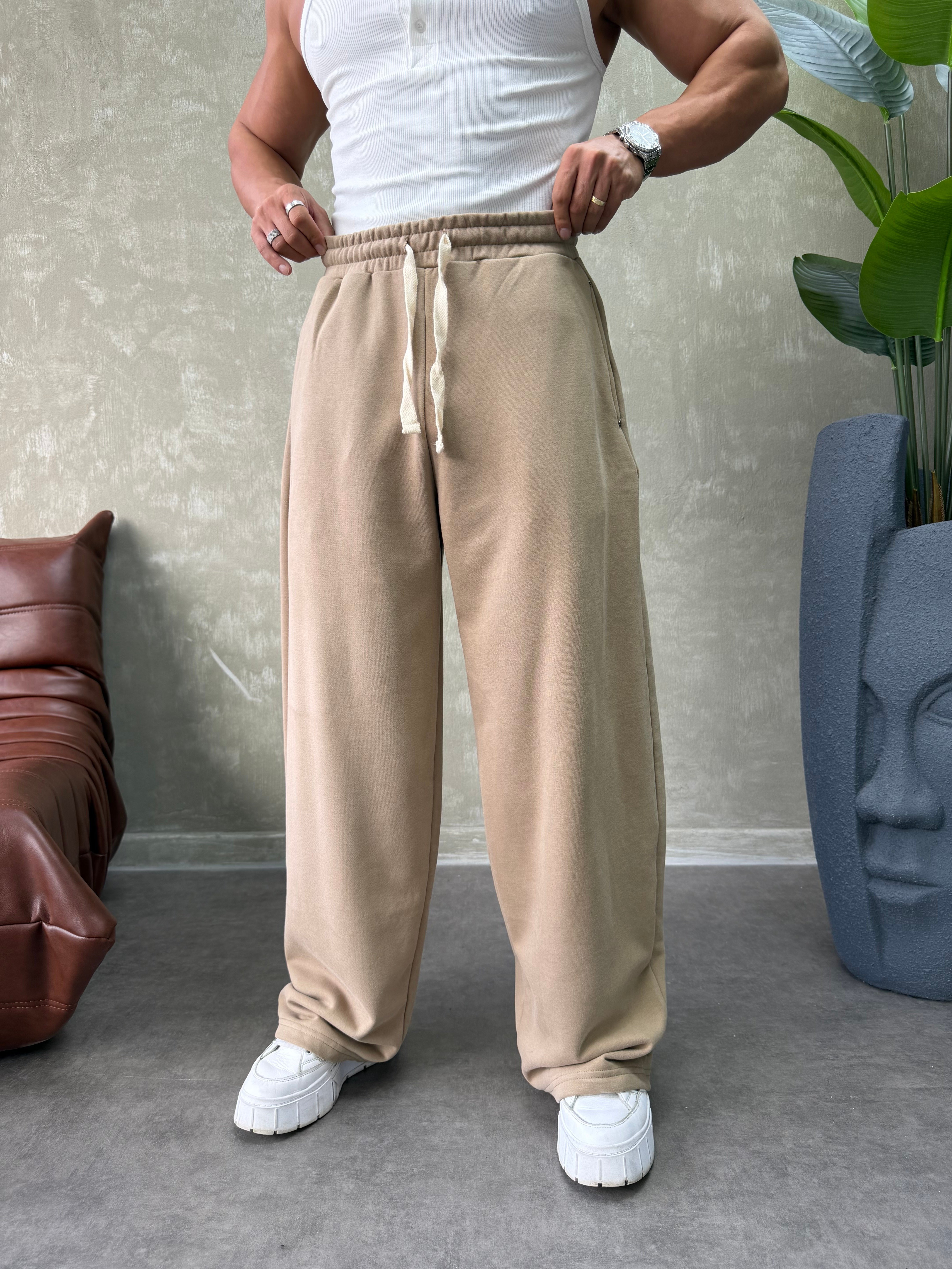 EKSTRA BAGGY EŞOFMAN ALTI CAMEL