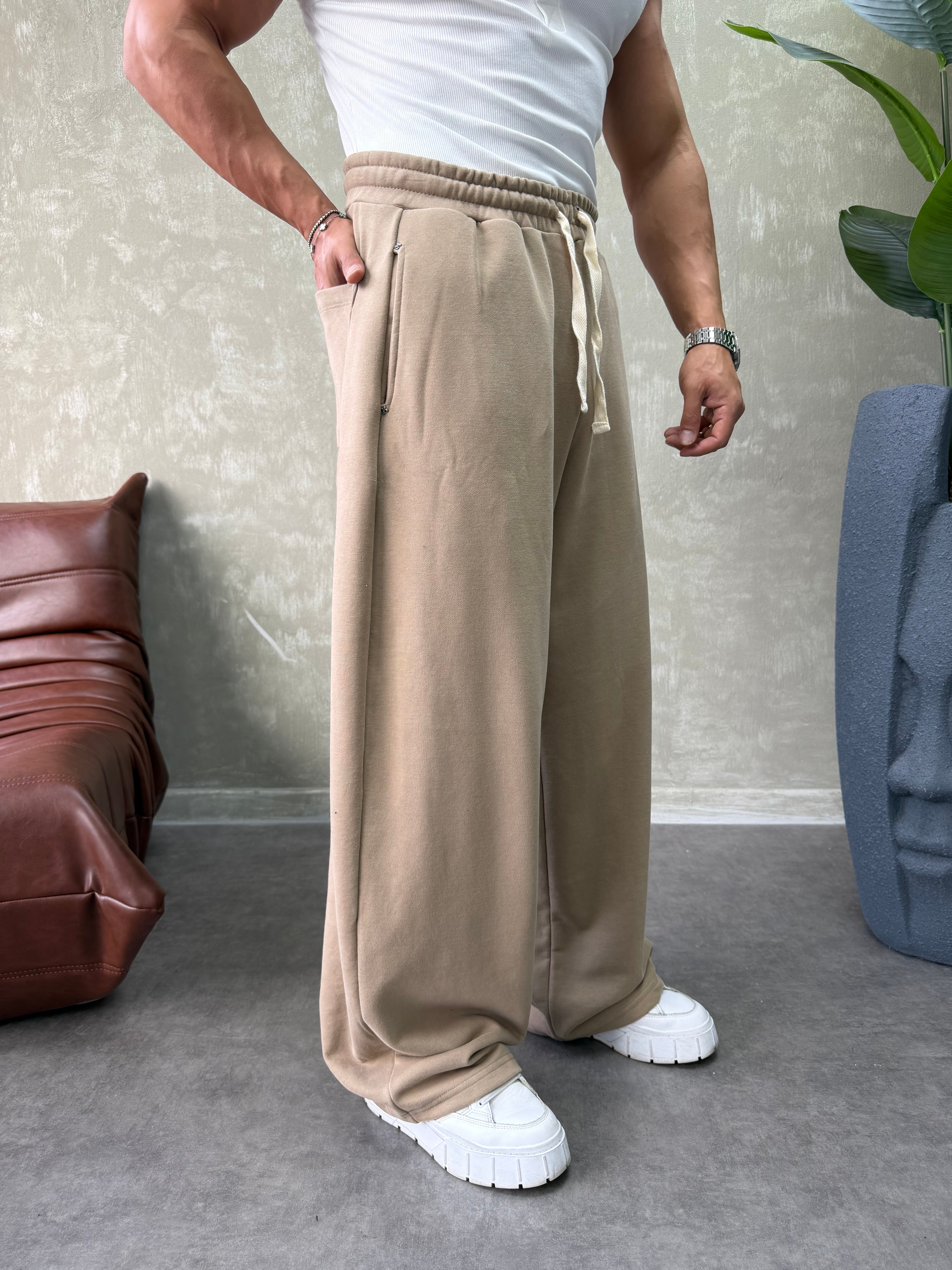 EKSTRA BAGGY EŞOFMAN ALTI CAMEL
