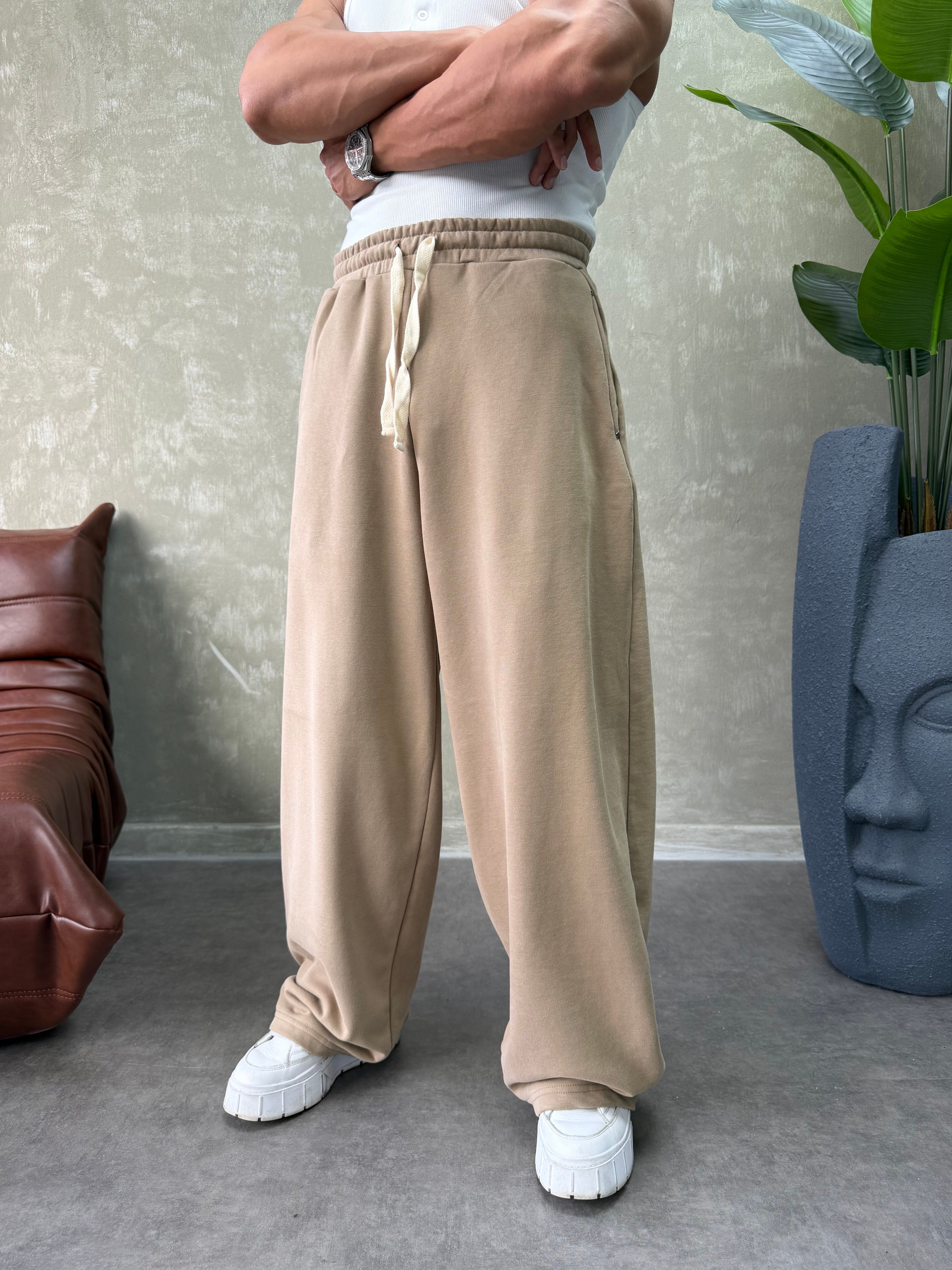 EKSTRA BAGGY EŞOFMAN ALTI CAMEL