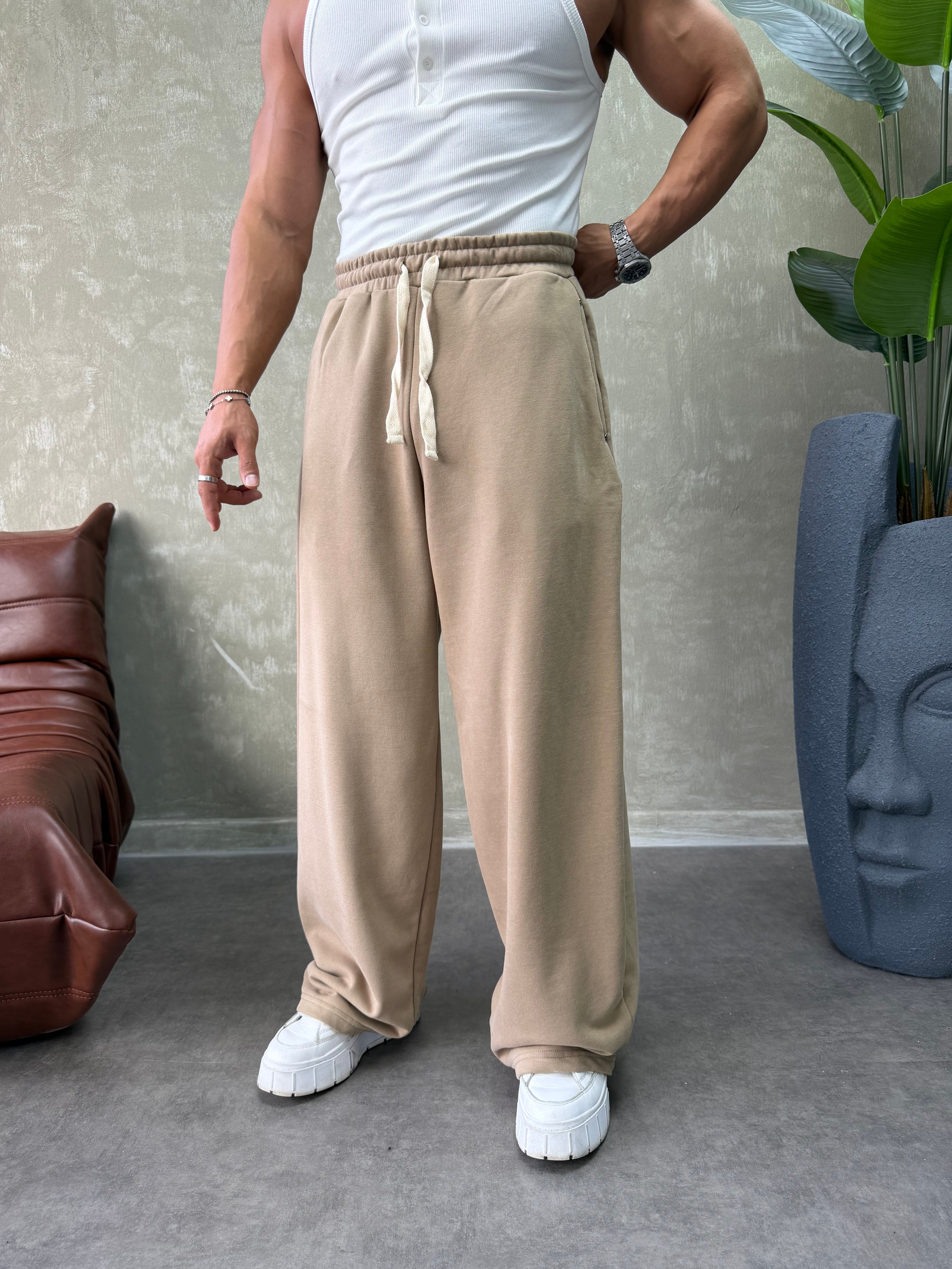 EKSTRA BAGGY EŞOFMAN ALTI CAMEL