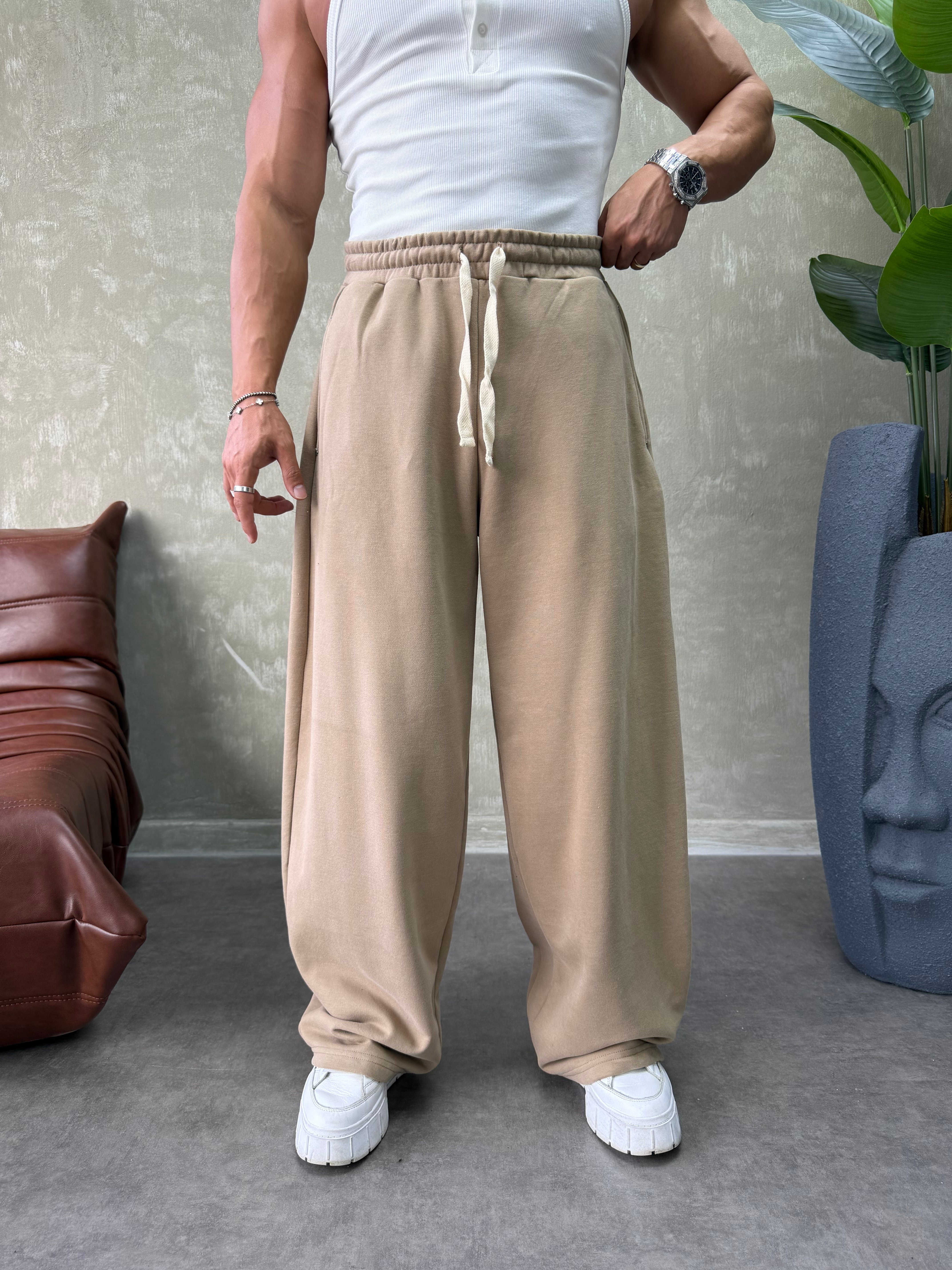 EKSTRA BAGGY EŞOFMAN ALTI CAMEL