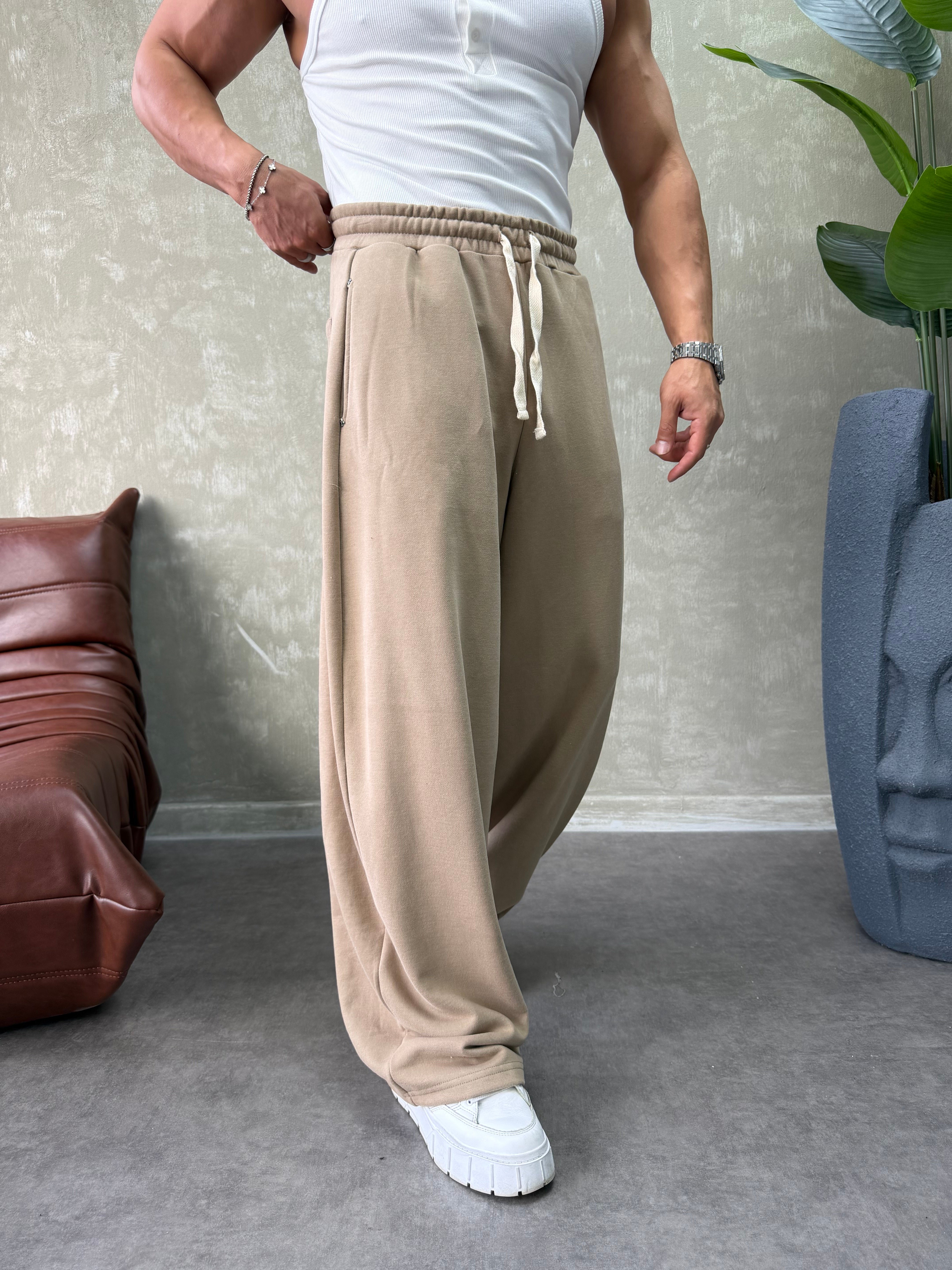 EKSTRA BAGGY EŞOFMAN ALTI CAMEL