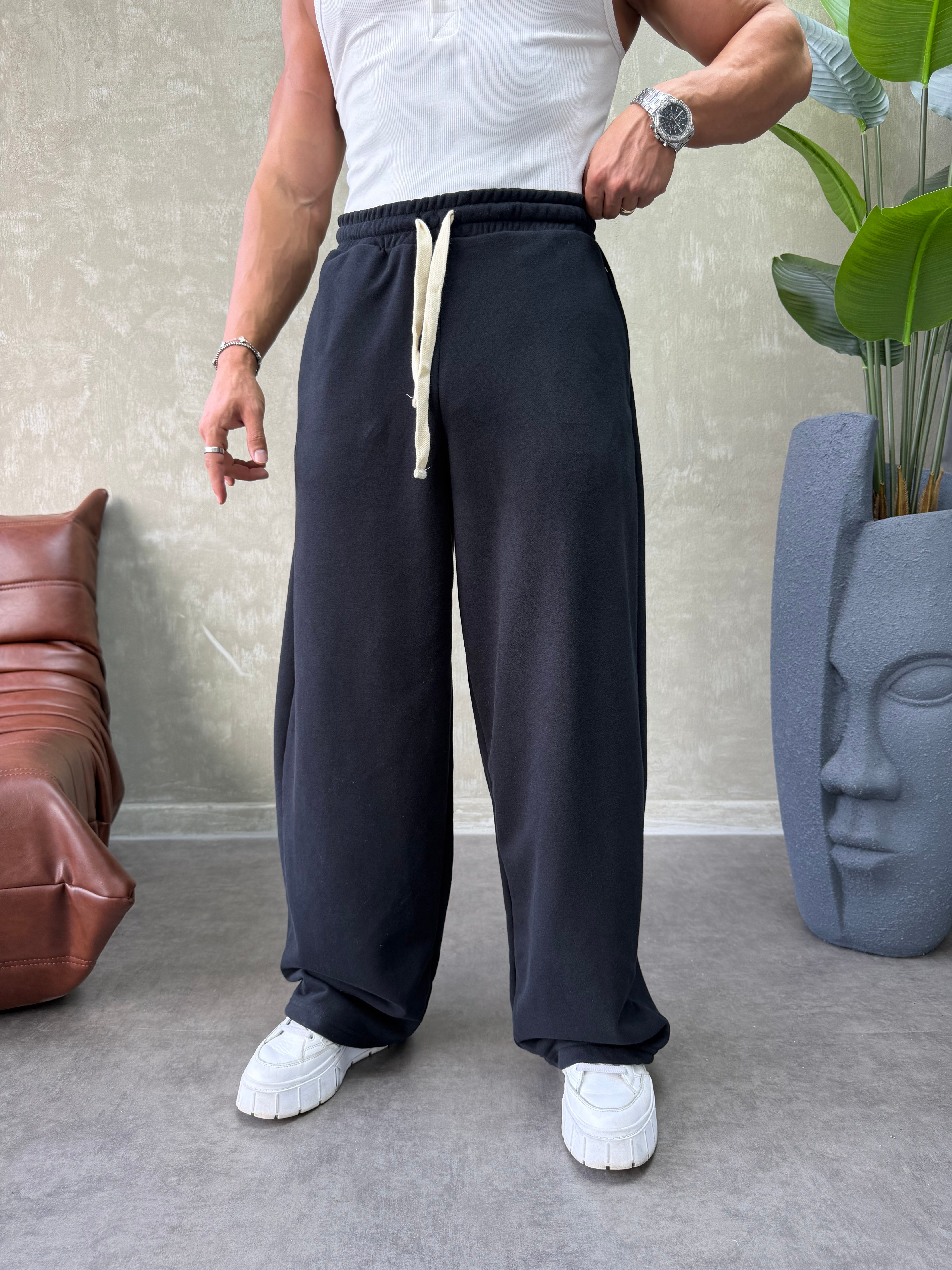 EKSTRA BAGGY EŞOFMAN ALTI SİYAH