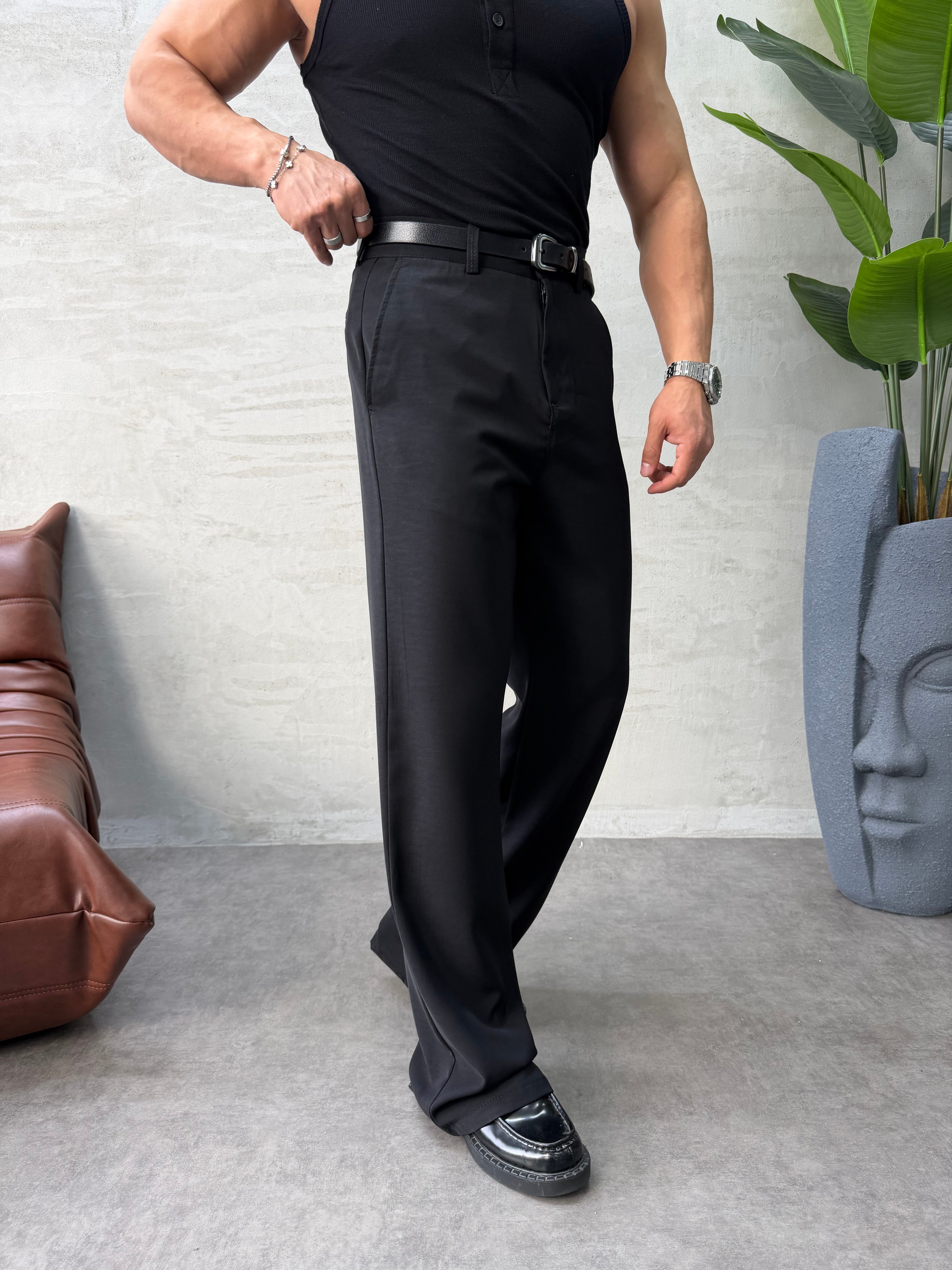 GG PREMIUM SERi FLARE FİT PANTOLON KAHVERENGİ 