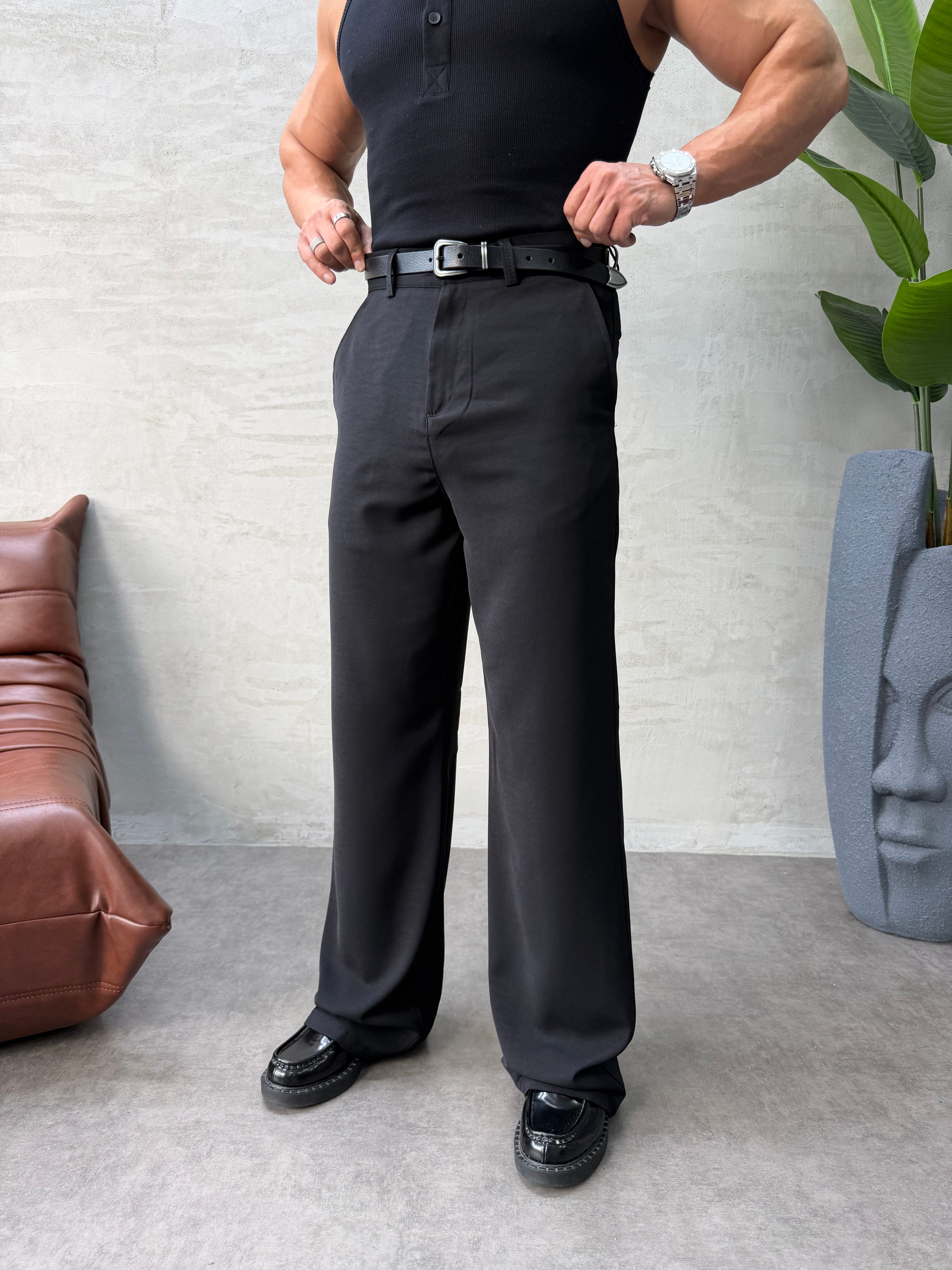 GG PREMIUM SERi FLARE FİT PANTOLON KAHVERENGİ 