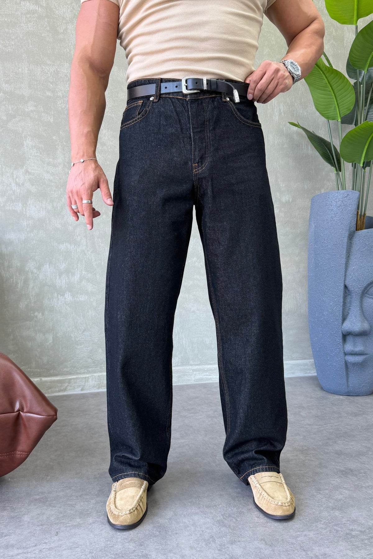 GG PREMİUM SERİ REGULAR FİT JEAN KAHVERENGİ