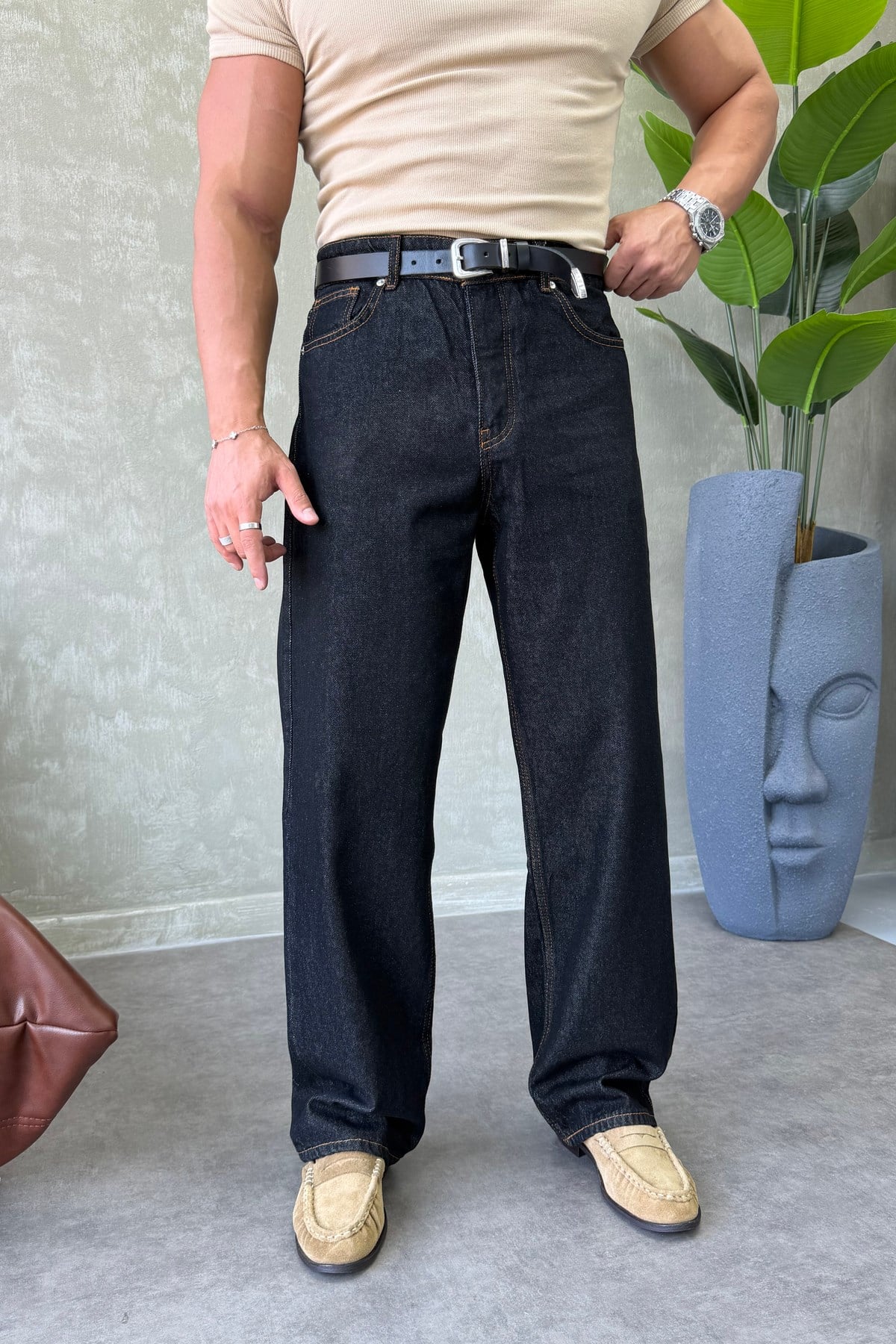 GG PREMİUM SERİ REGULAR FİT JEAN KAHVERENGİ