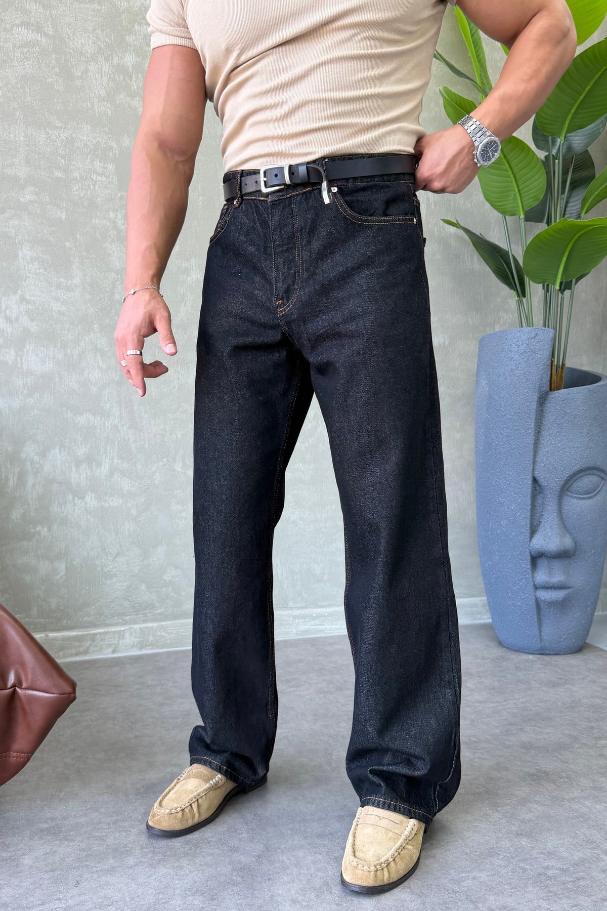 GG PREMİUM SERİ REGULAR FİT JEAN KAHVERENGİ