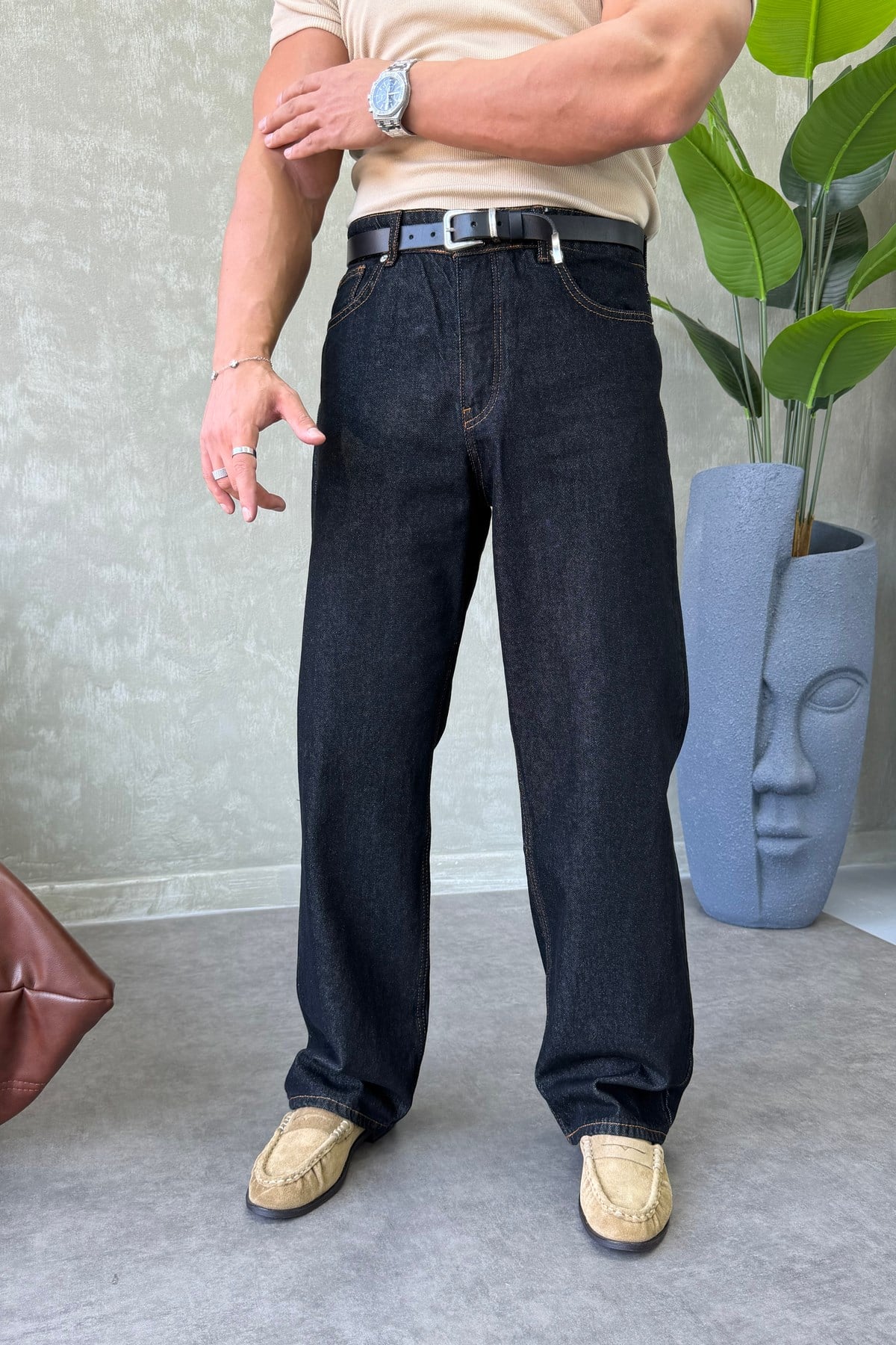 GG PREMİUM SERİ REGULAR FİT JEAN KAHVERENGİ