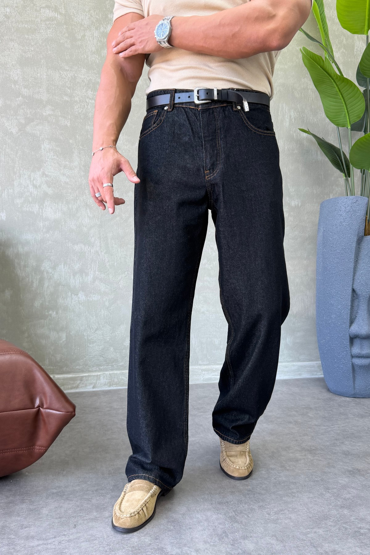 GG PREMİUM SERİ REGULAR FİT JEAN KAHVERENGİ