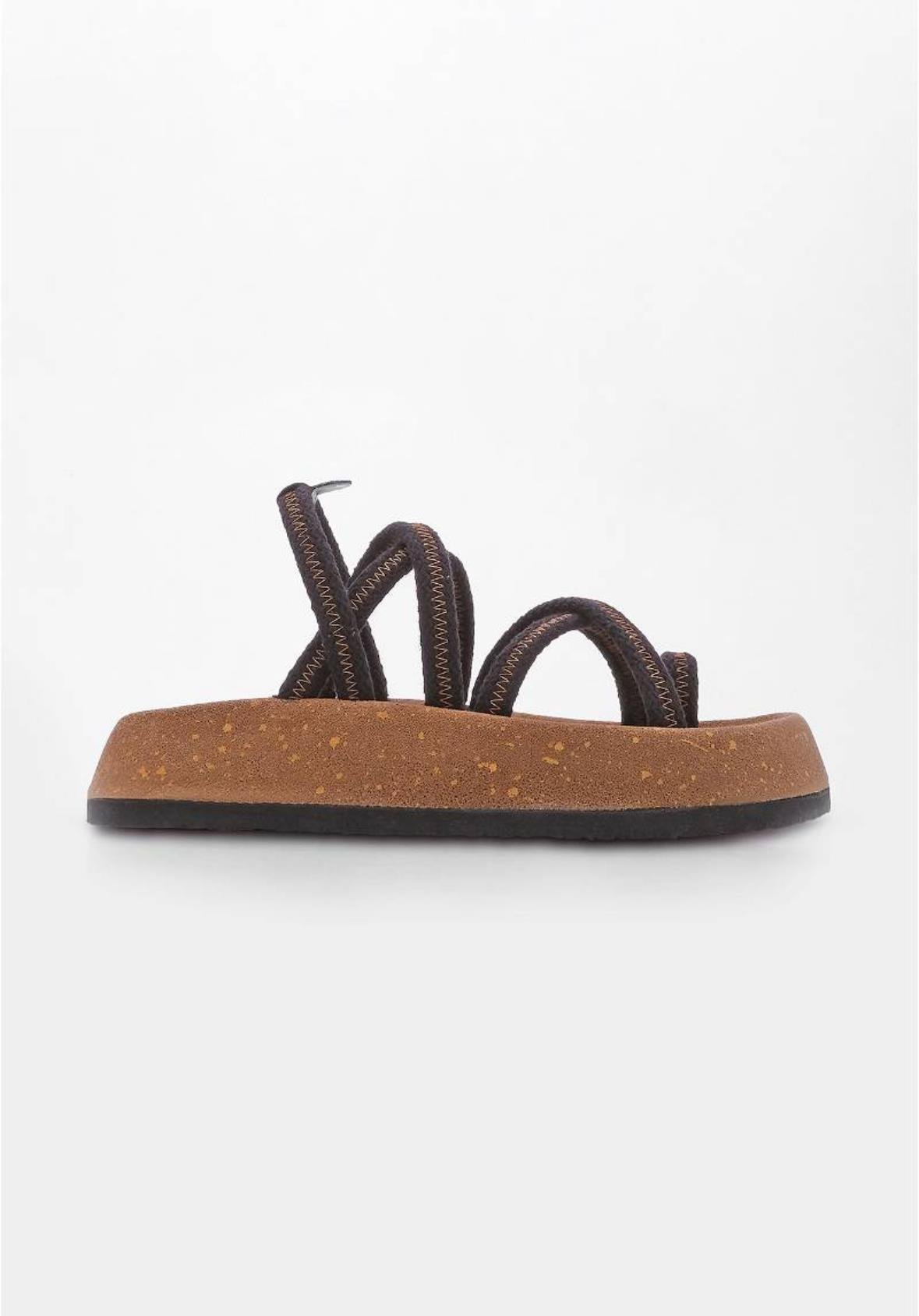 HASIR SANDALET SİYAH