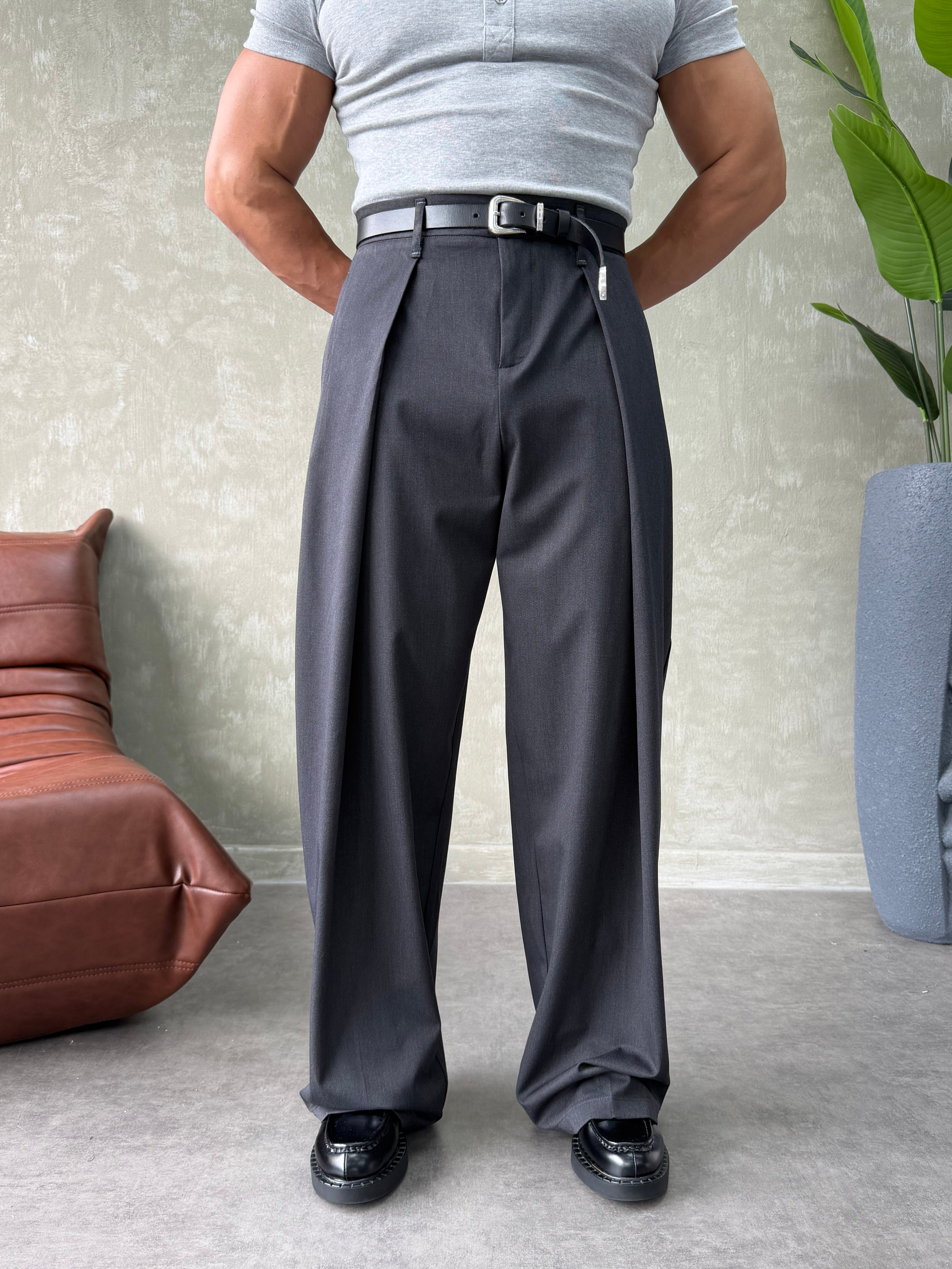 PREMIUM KUMAŞ KORE KESİM PANTOLON BEYAZ