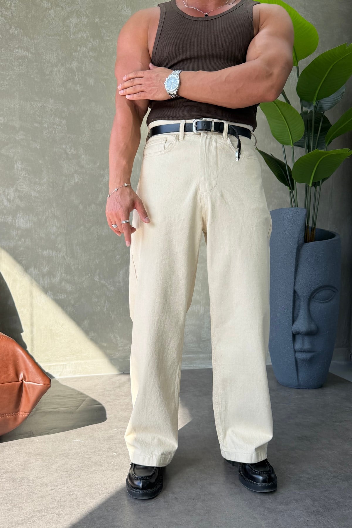 PREMİUM SERİ BAGGY JEAN BEJ
