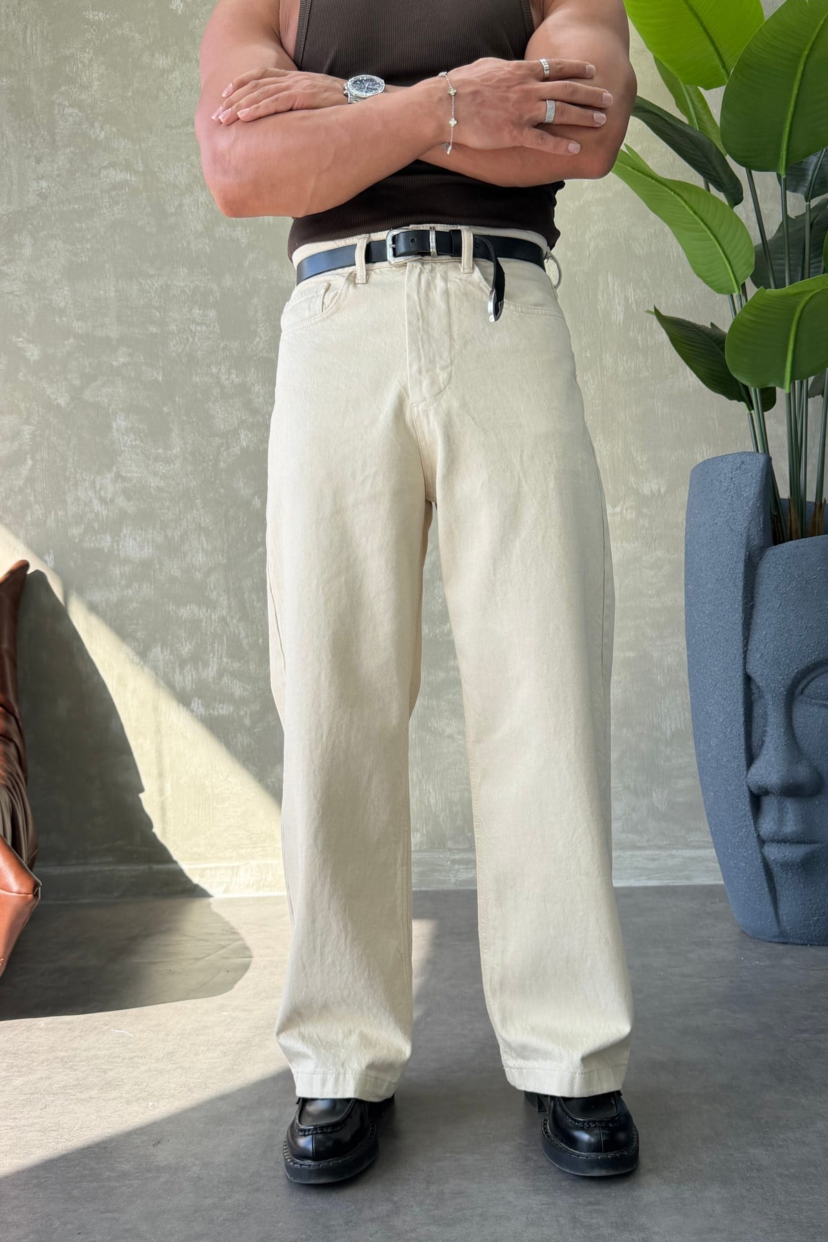 PREMİUM SERİ BAGGY JEAN BEJ