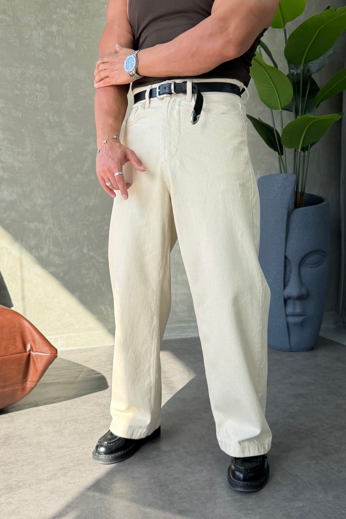 PREMİUM SERİ BAGGY JEAN BEJ