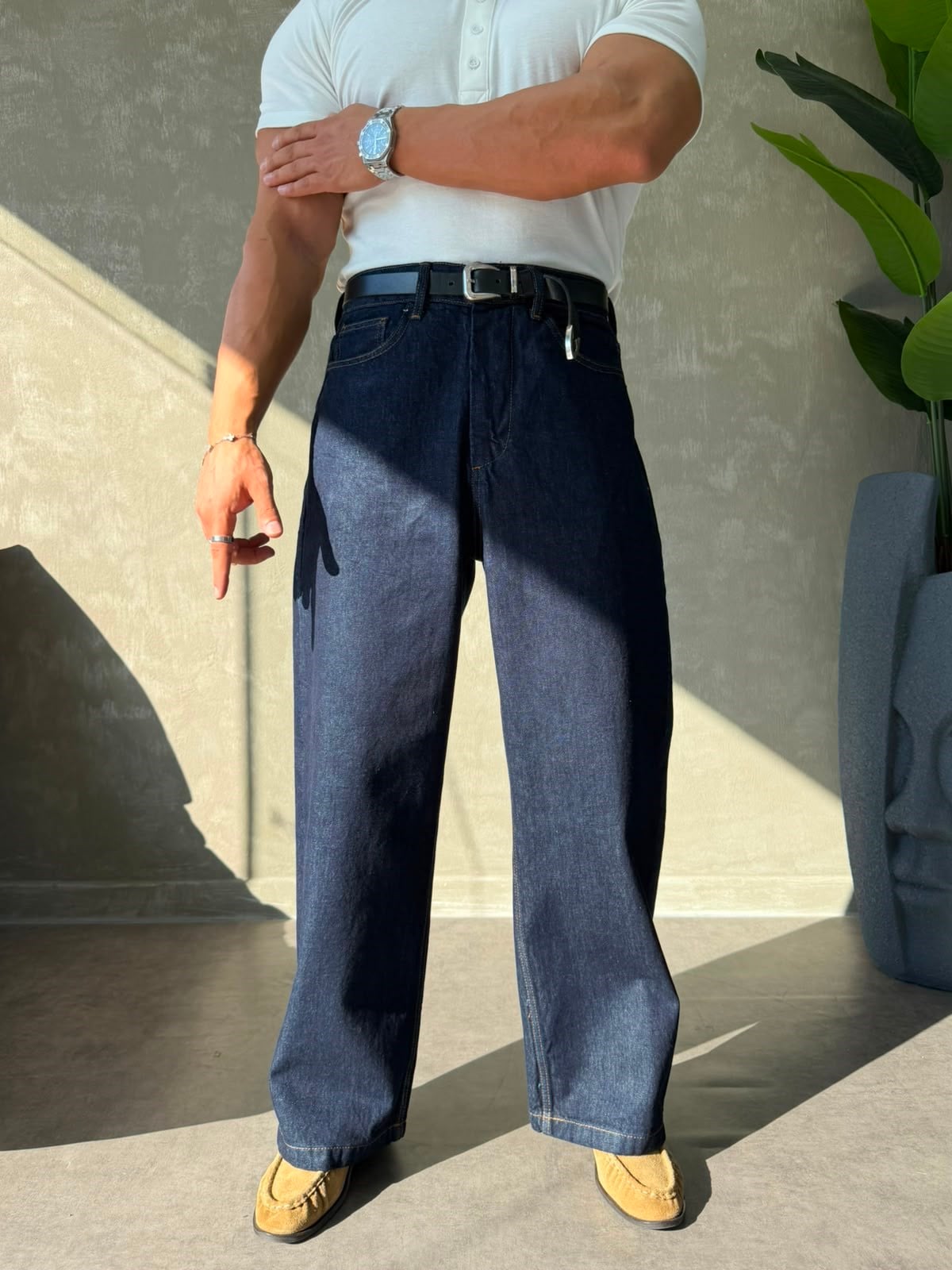PREMİUM SERİ BAGGY JEAN LACİVERT
