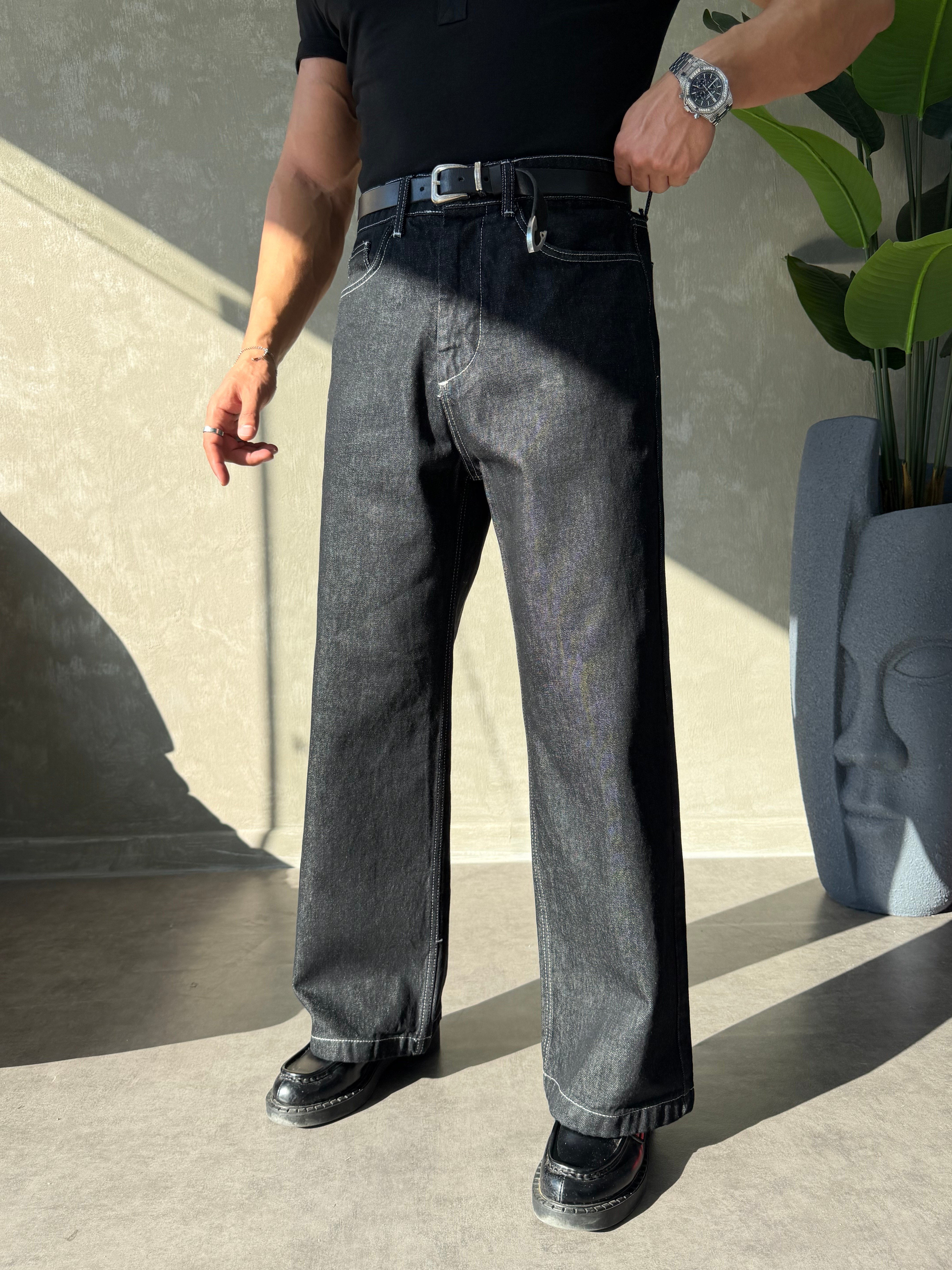 PREMIUM SERİ BAGGY JEAN SİYAH