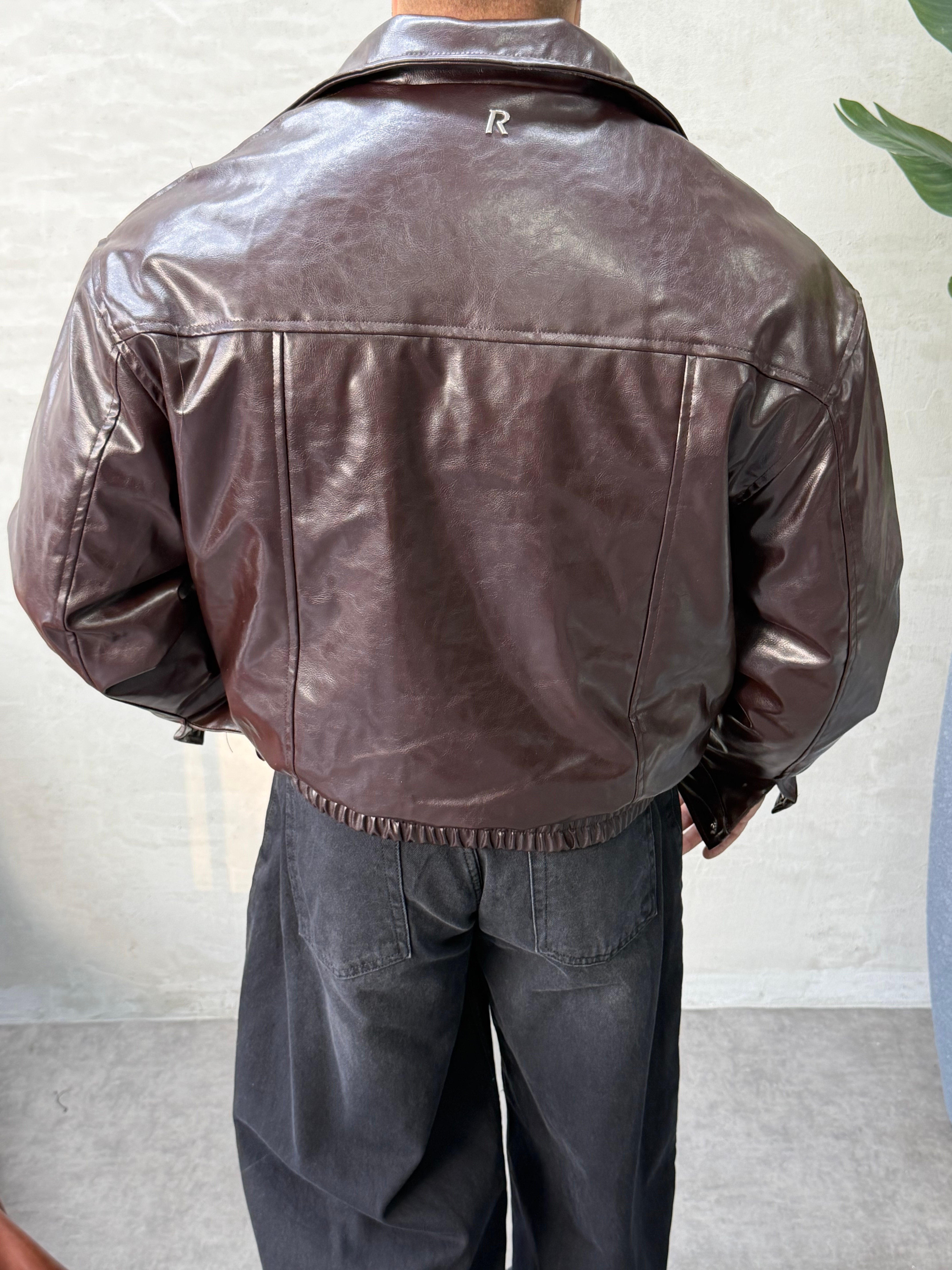 PREMIUM SERİ OVERSIZE BOMBER MONT KAHVERENGİ 