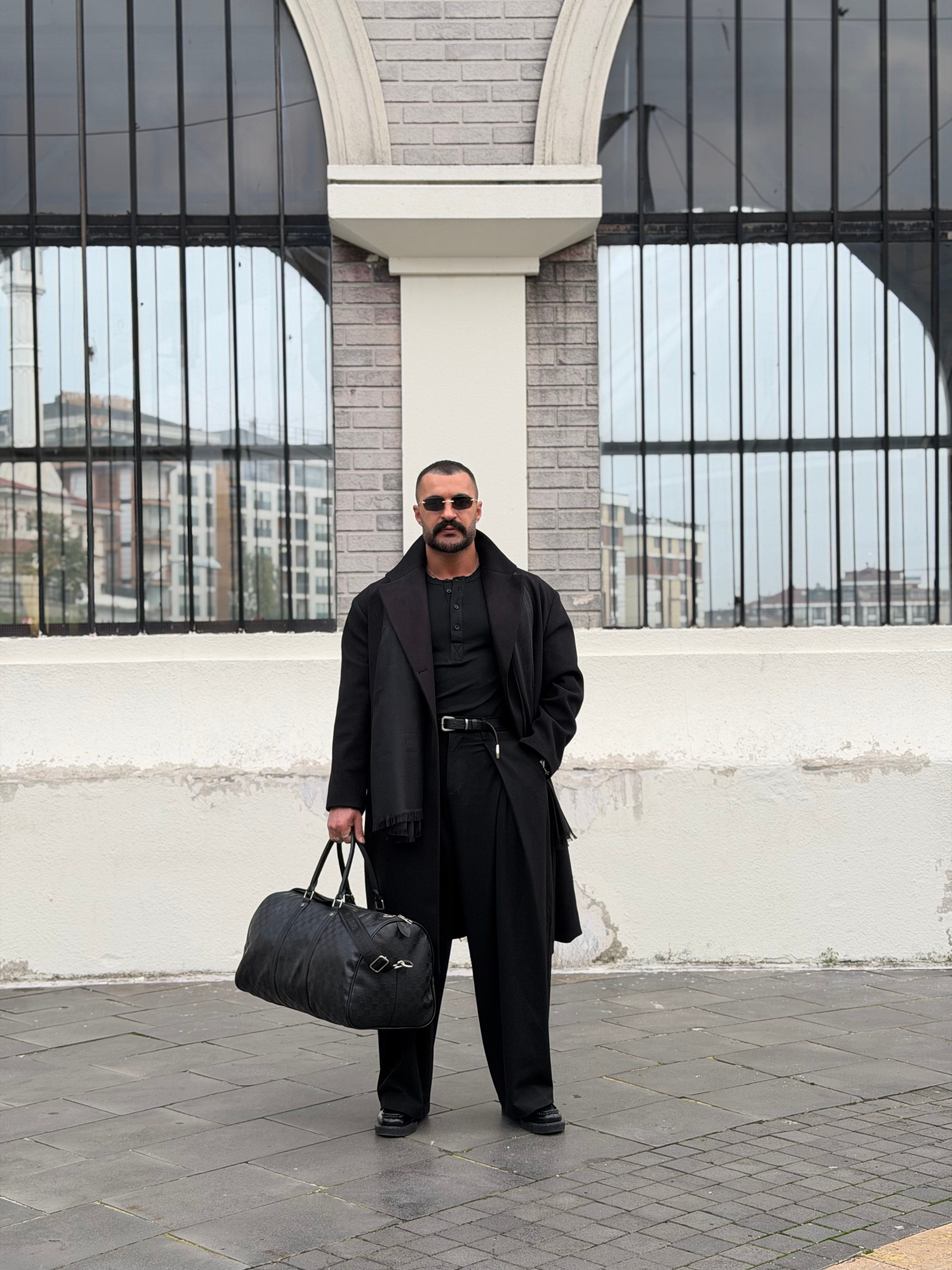 PREMIUM SERİ OVERSIZE KAŞE KABAN SİYAH