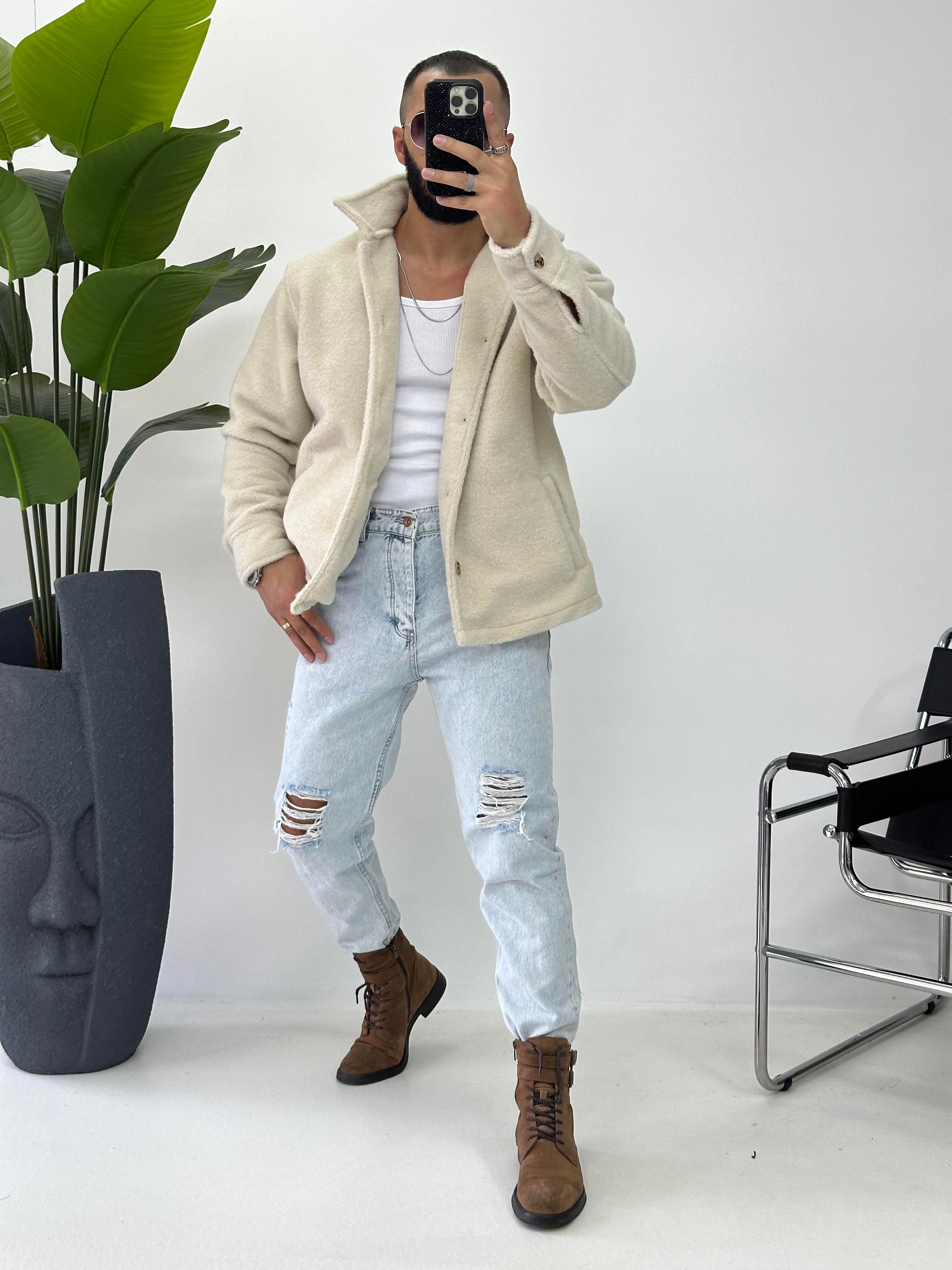 TEDY KUMAŞ CEKET BEJ