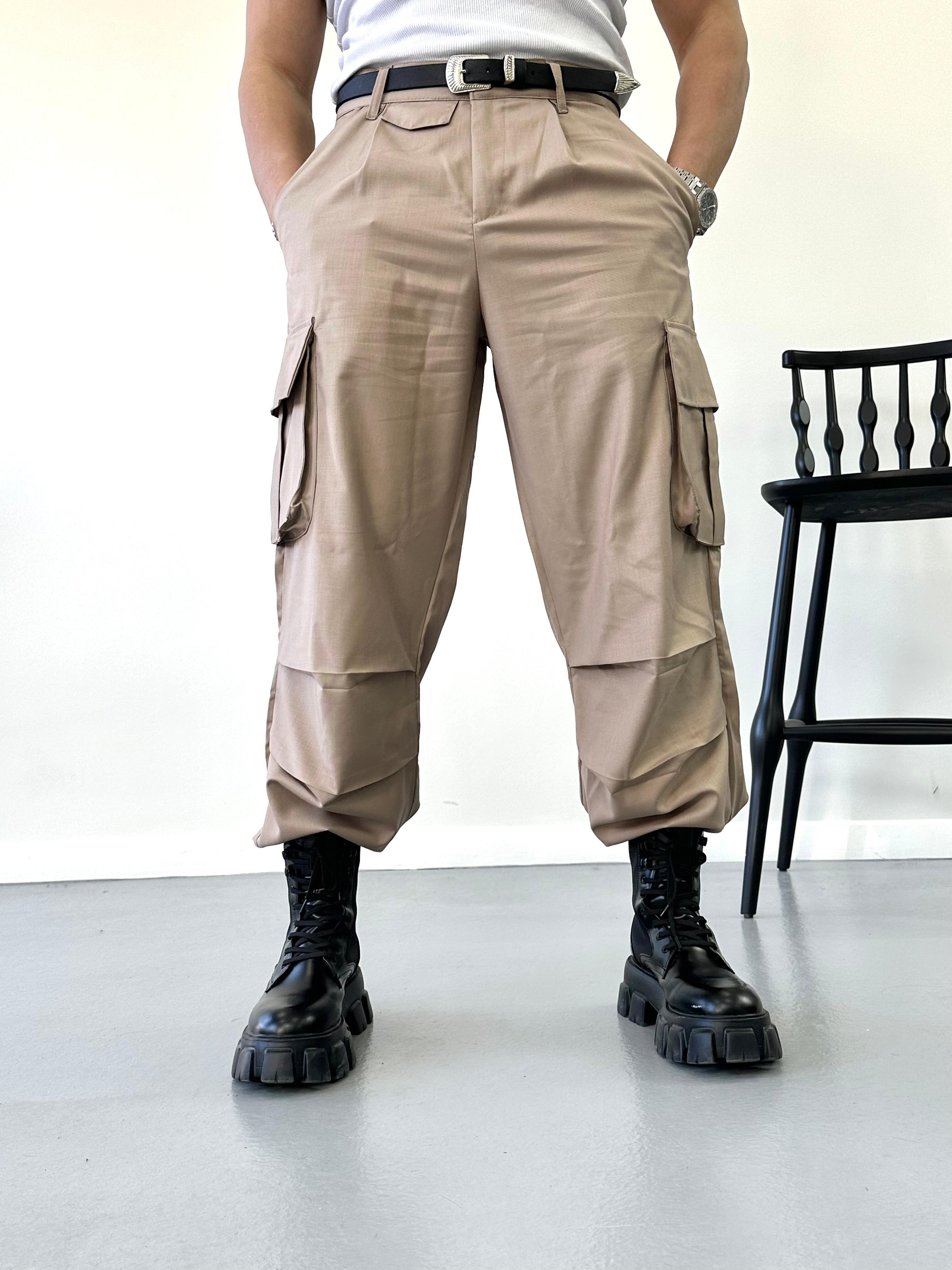 Vizon Baggy Kargo Pantolon