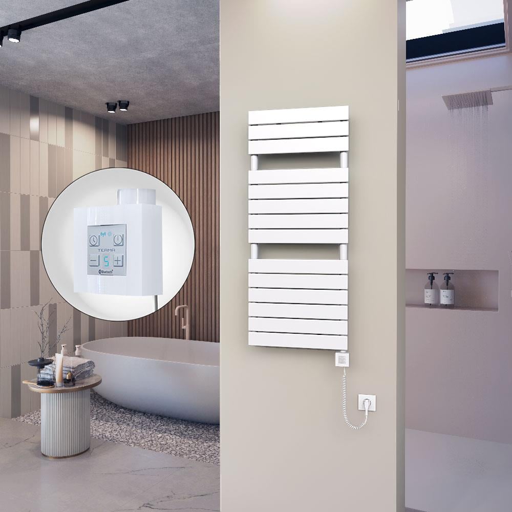 10H Elektrikli Havlupan 500x1180 Beyaz Ktx4 600 Watt Spiral Kablolu