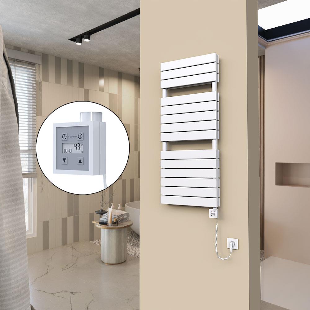 20H Elektrikli Havlupan 500x1180 Beyaz Ktx3 1000 Watt Spiral Kablolu