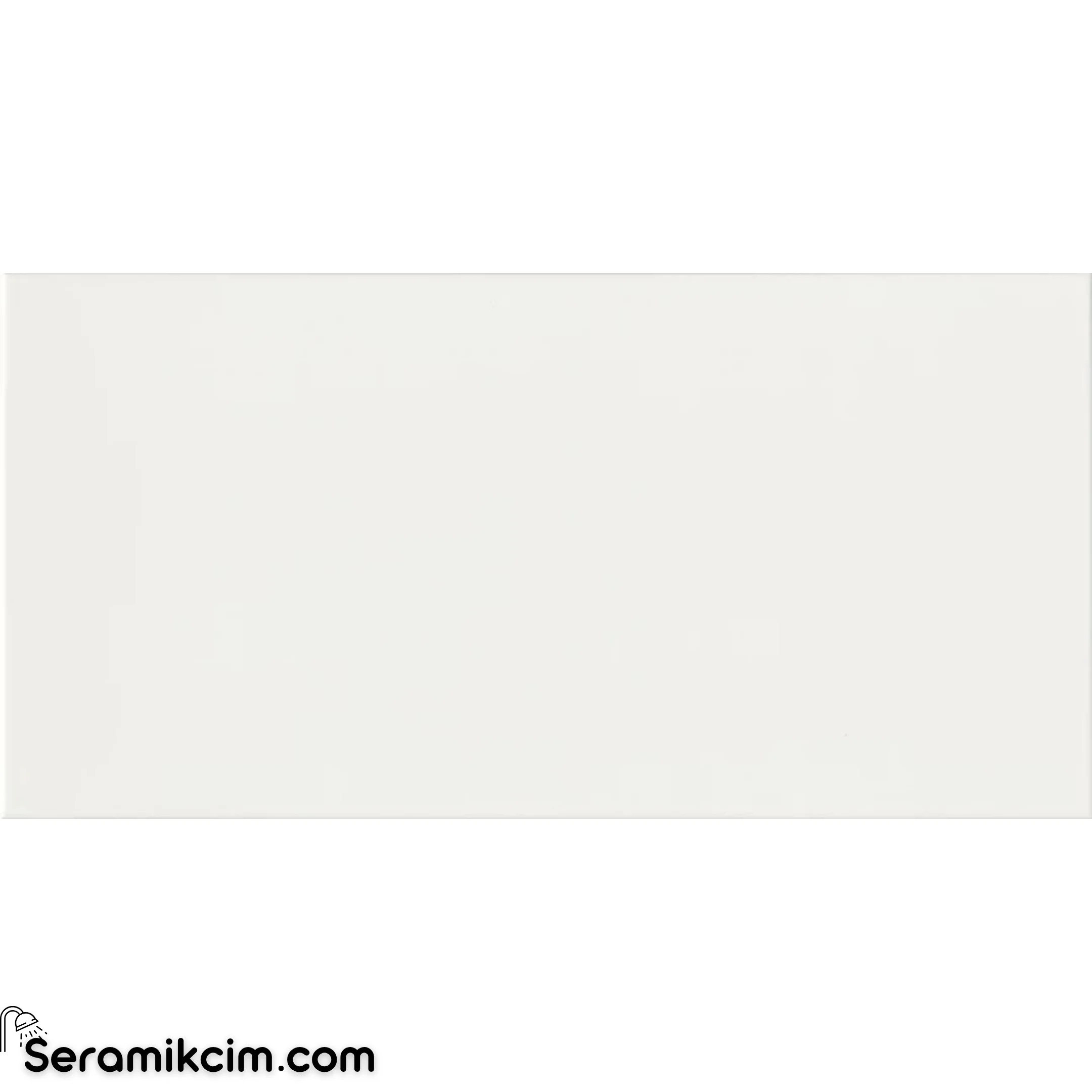 Arch Seramik 12,5x25 White Flat Glossy