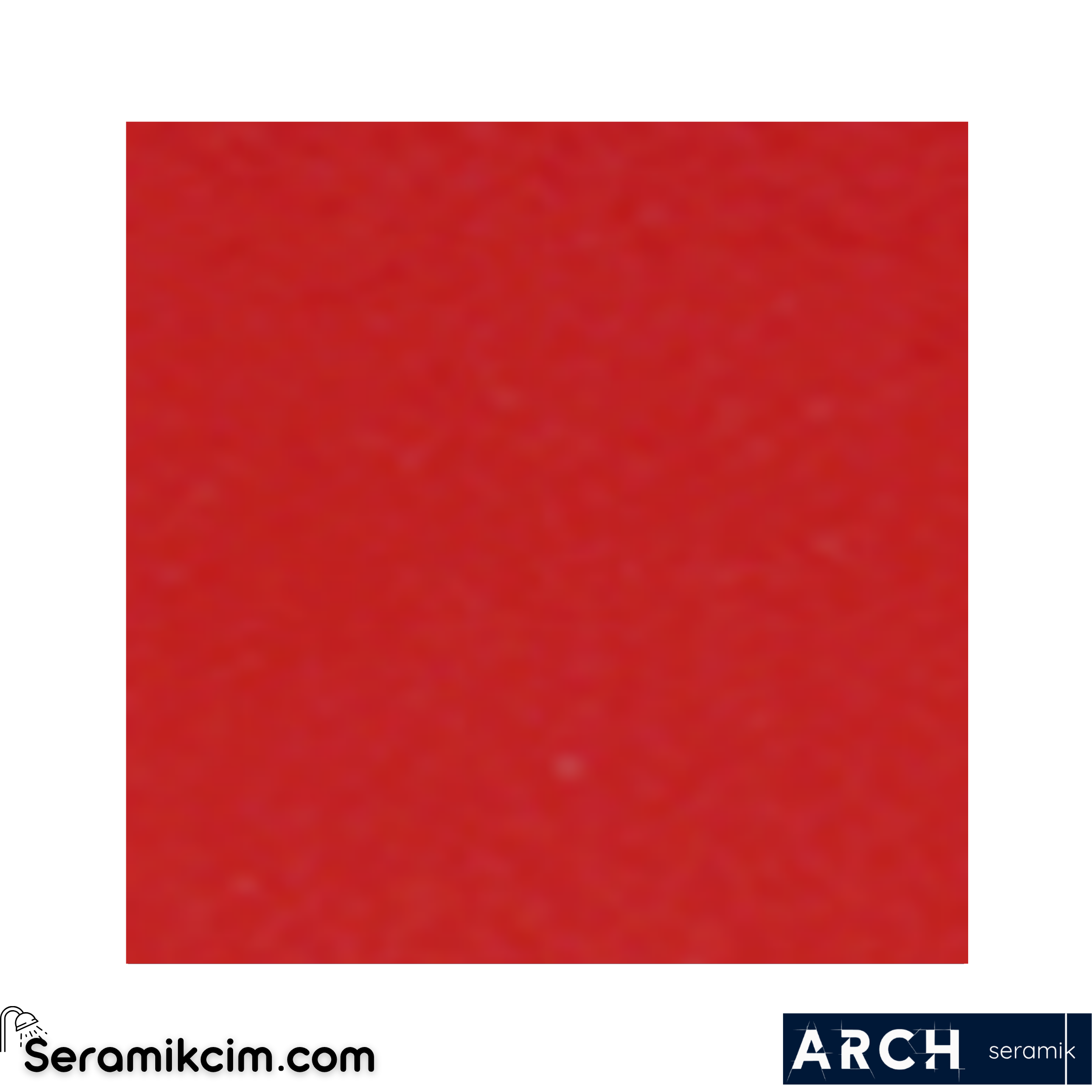 Arch Seramik 15x15 cm Red Flat Matt