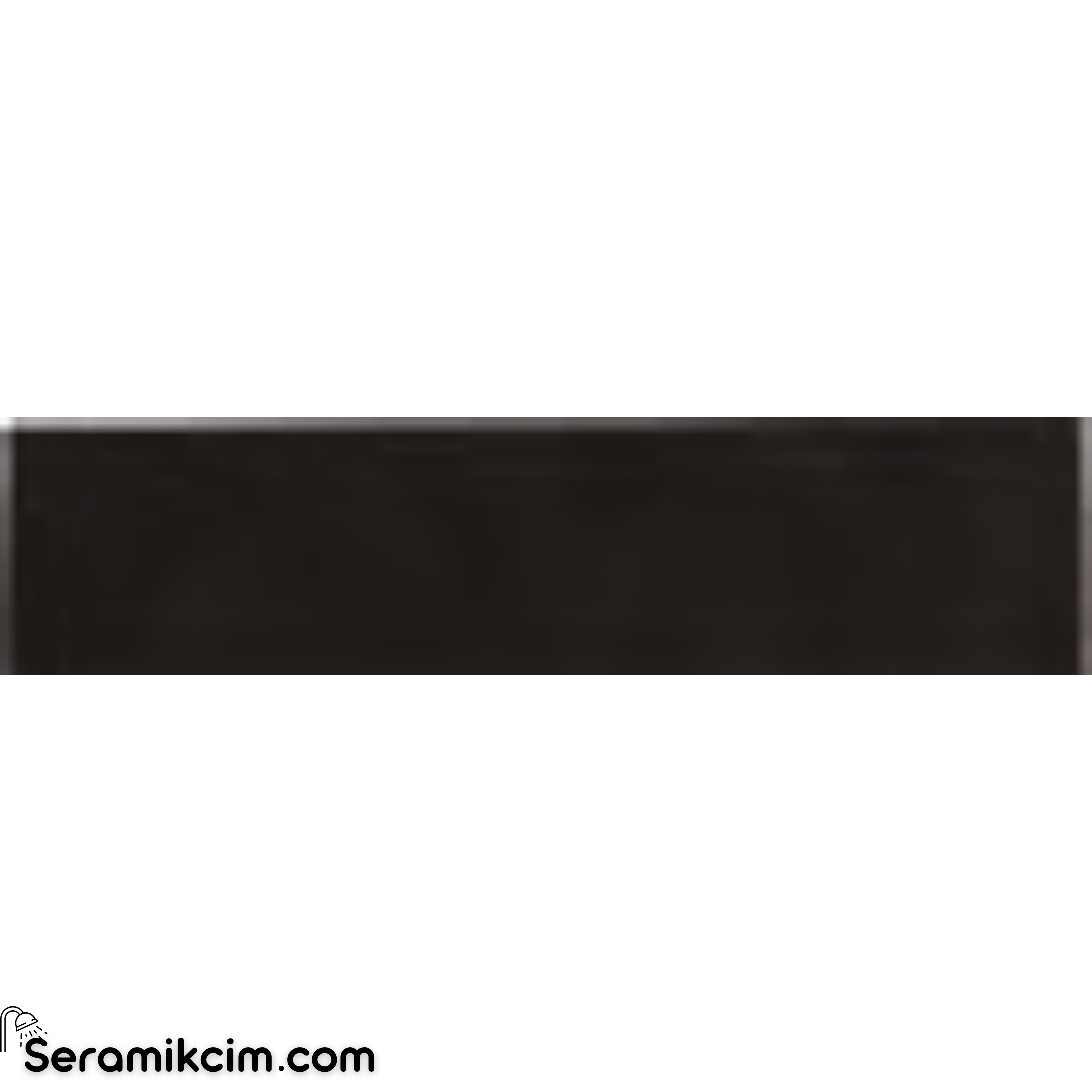 Arch Seramik 5X20 Black Bumpy Glossy