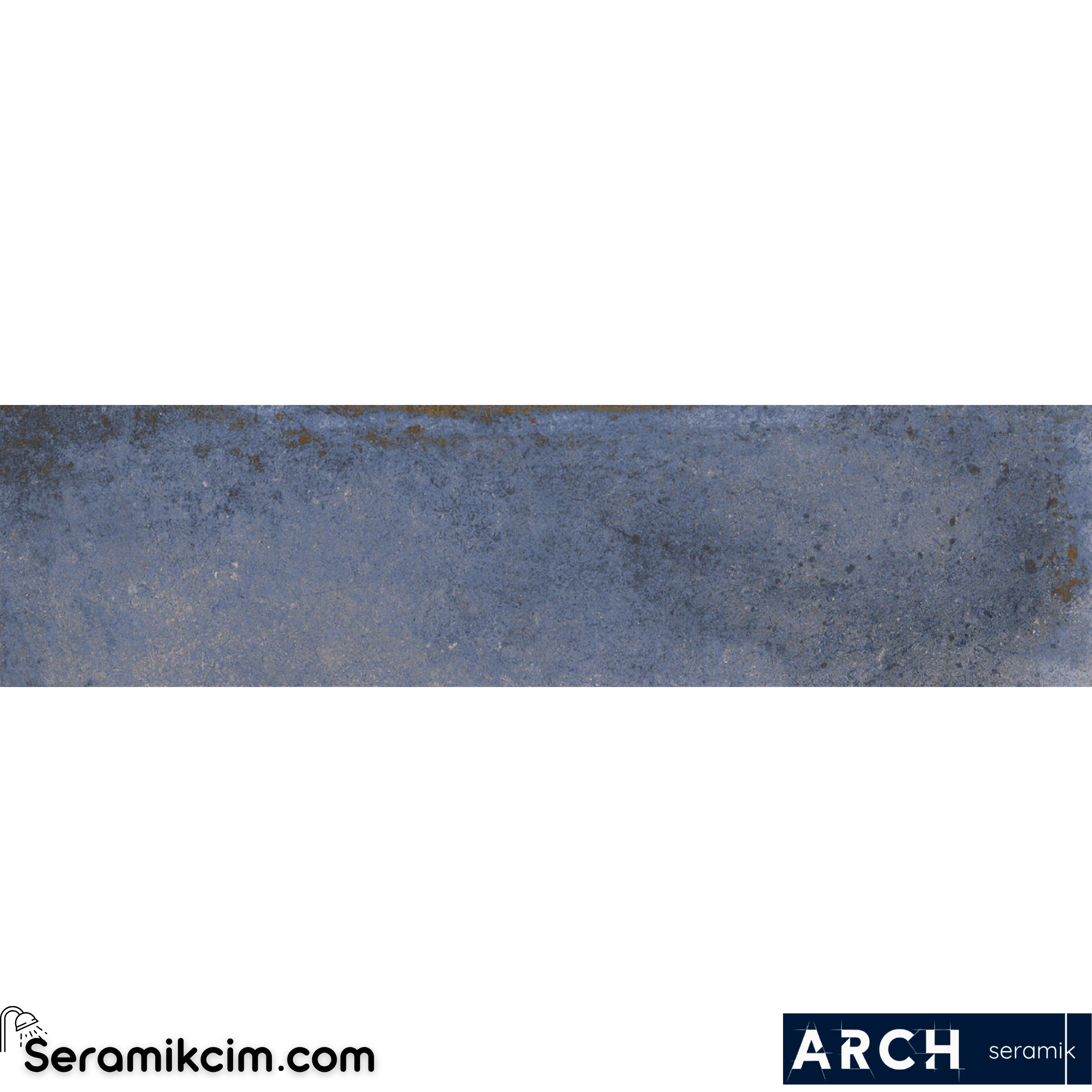 Arch Seramik 7,5x30 cm Antic Azure Glossy