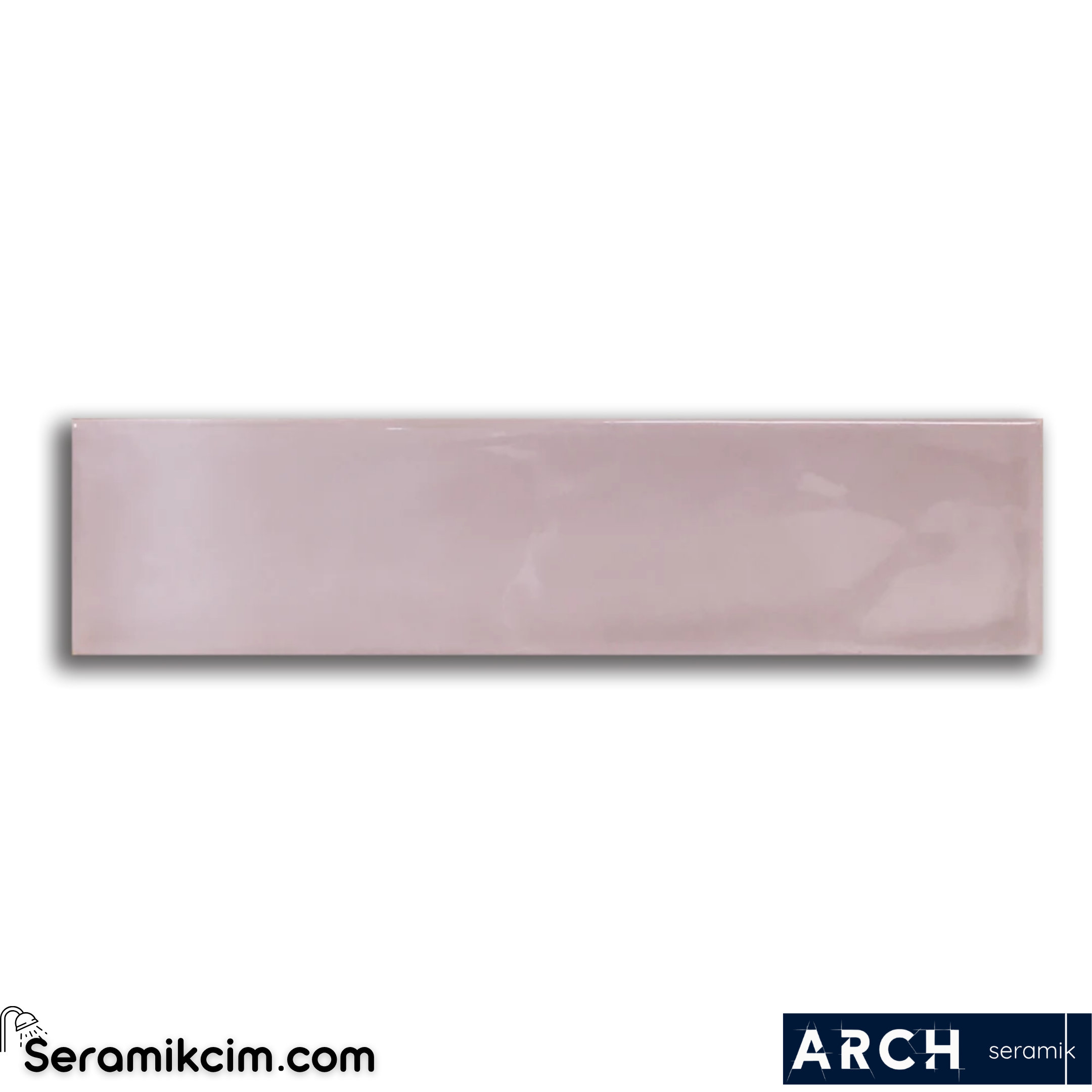 Arch Seramik 7,5x30 cm Rose Bumpy Glossy