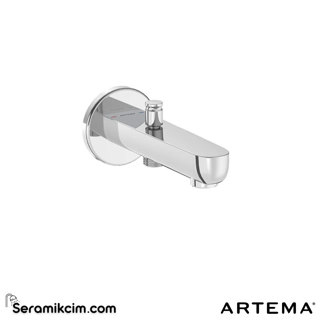 Artema Aquaheat Aquacontrol Round Ankastre Termostatik Duş Seti (Bliss 2F, Bliss 3F) (A42718, A42806, A45742, A45652, A45736STA, A43126) Krom A49293 - A49293