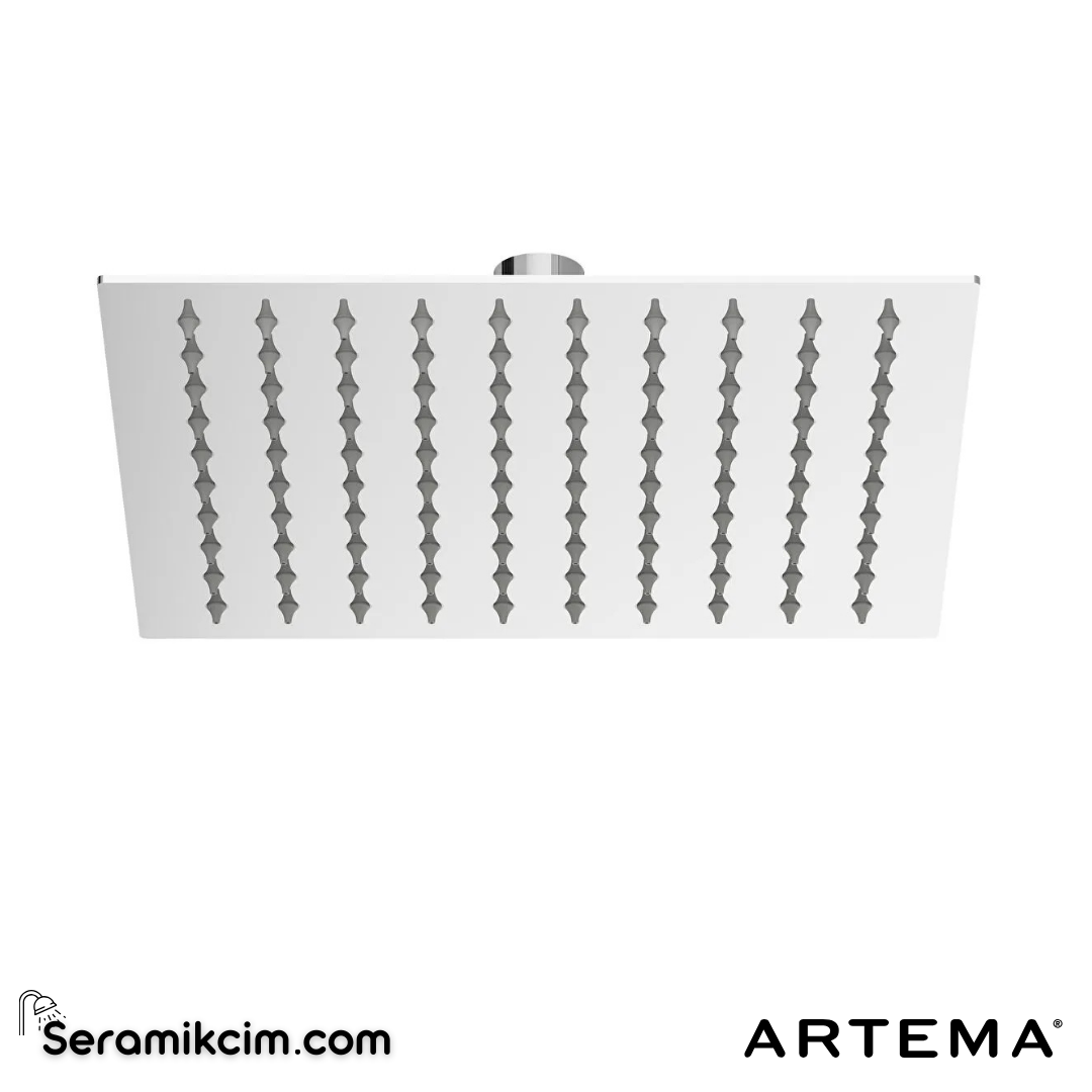Artema Aquaheat Aquacontrol Square Ankastre Termostatik Duş Seti (Bliss 2F, Bliss 3F) (A42746, A42806, A45792, A45652, A45736STA, A43131) Krom A49294 - A49294