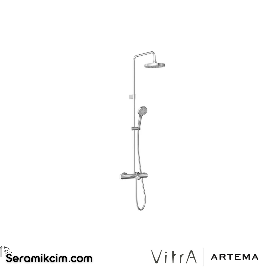 Artema Base Round 200 B Duş Sistemi Krom A47303