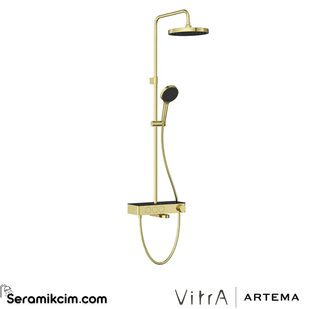 Artema Core Round 250 B Duş Sistemi Parlak Altın A4730974