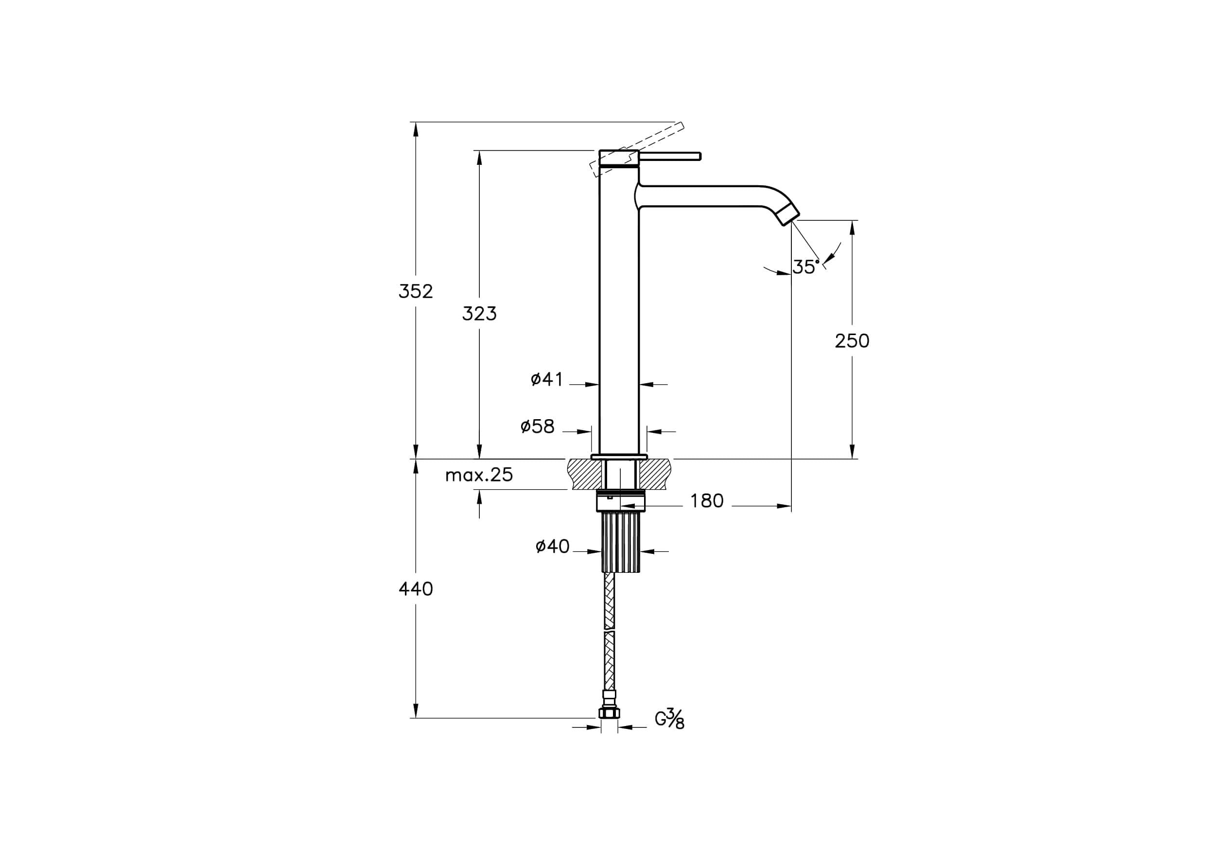 Artema Minimax Round Çanak Lavabo Bataryası Fırçalı Altın A4353425