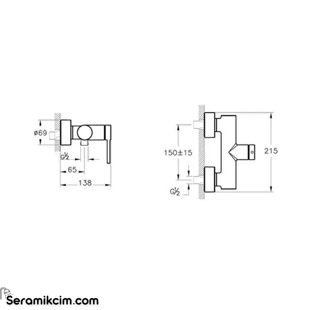 Artema Minimax Round Duş Bataryası A4352934 