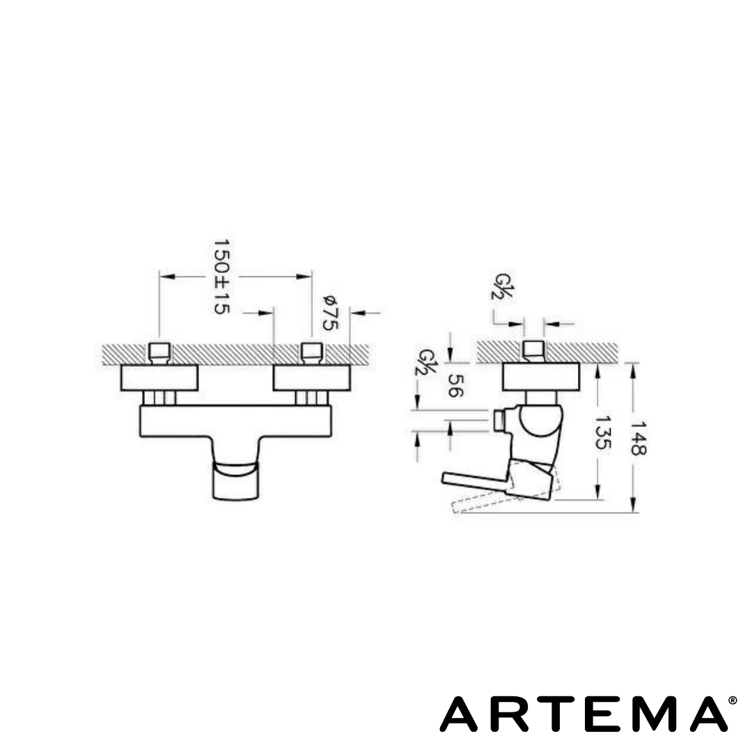 Artema Minimax S Duş Bataryası A41996