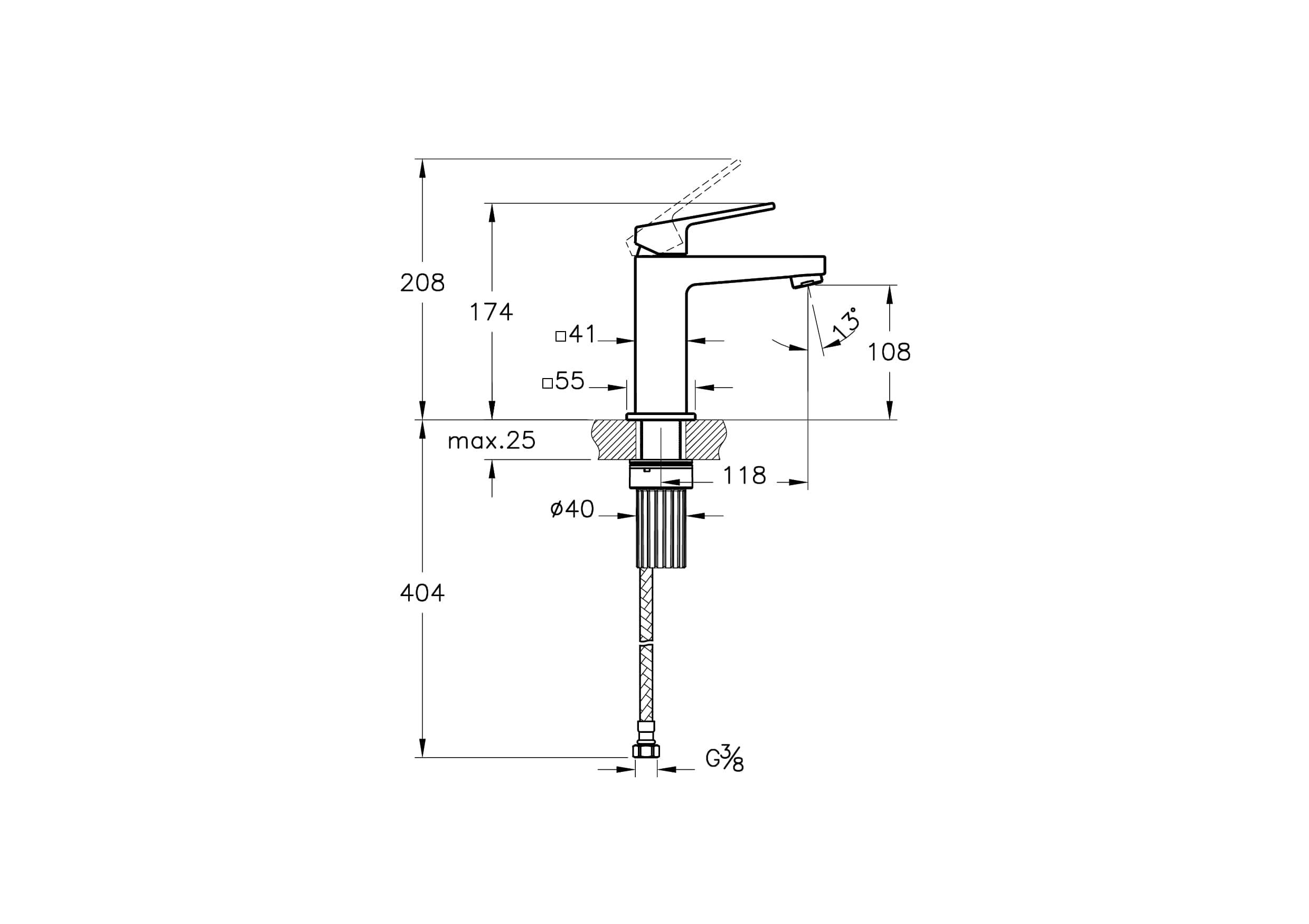 Artema Minimax Square Blueco Lavabo Bataryası Parlak Altın A4372074ENR