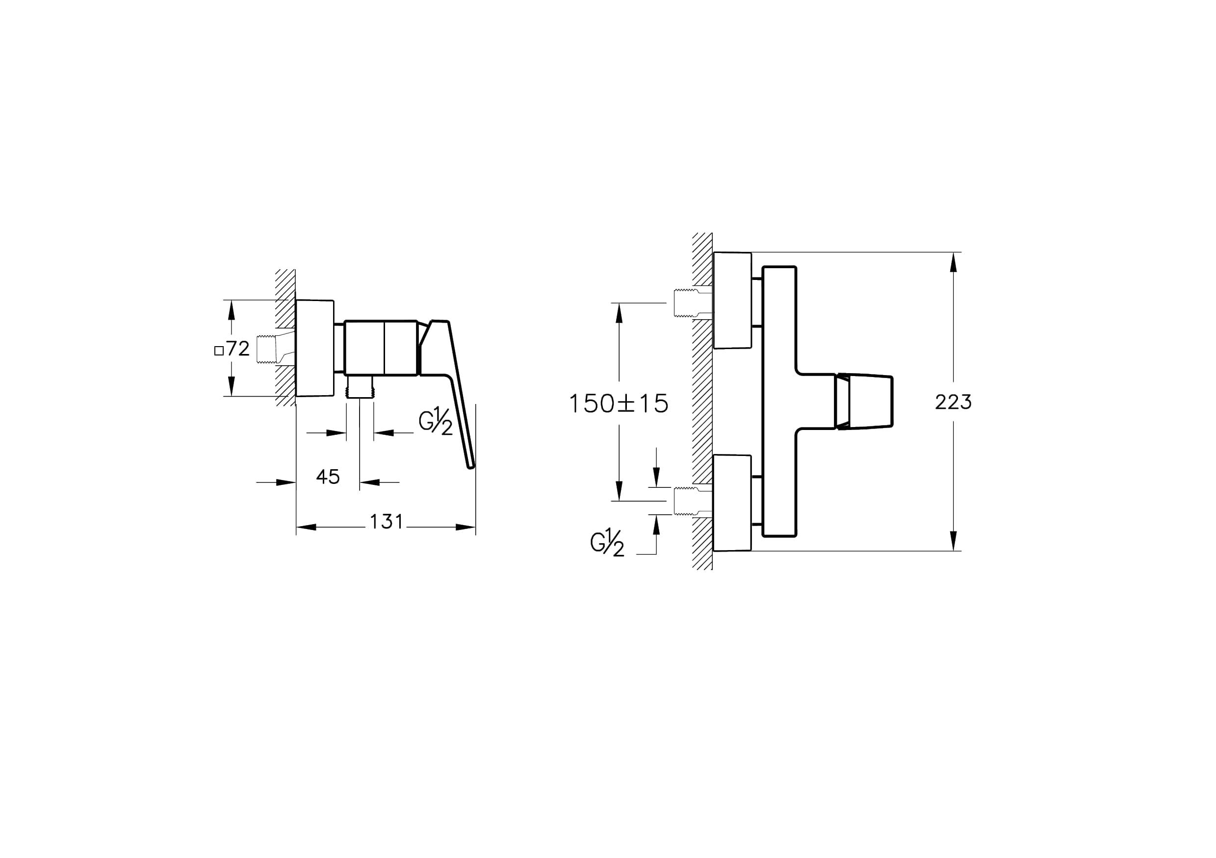 Artema Minimax Square Duş Bataryası Fırçalı Altın A4352125