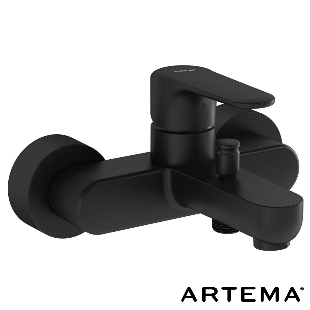 Artema Root Round Banyo Bataryası Mat Siyah A4272536