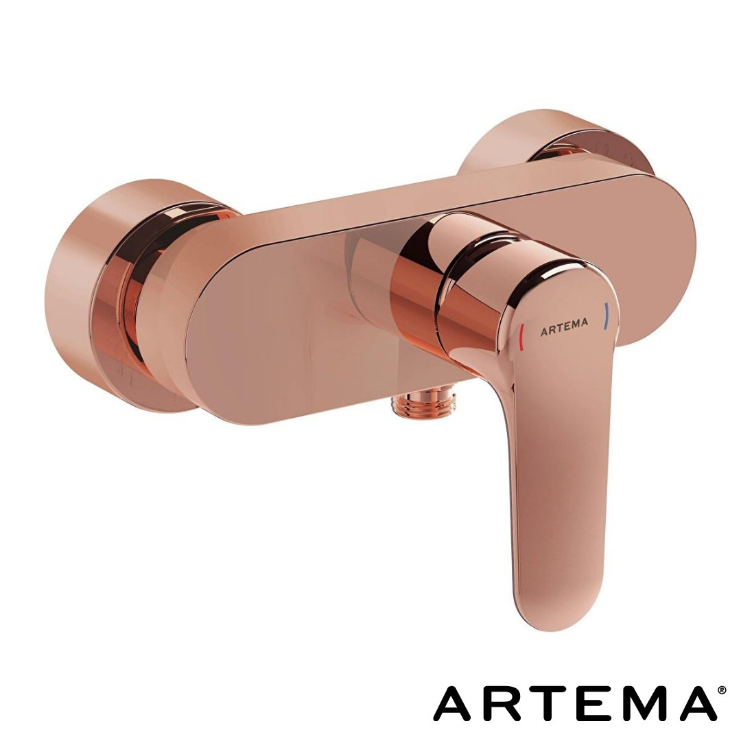 Artema Root Round Duş Bataryası Bakır A4272626