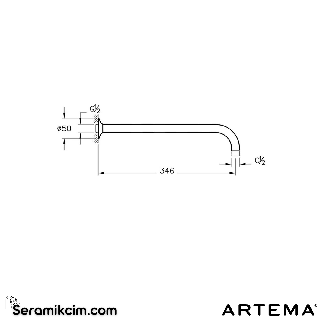 Artema Root Round Root Round Ankastre Banyo Seti (Bliss 2F, Origin 1F) Mat Siyah A4929536 - A4929536