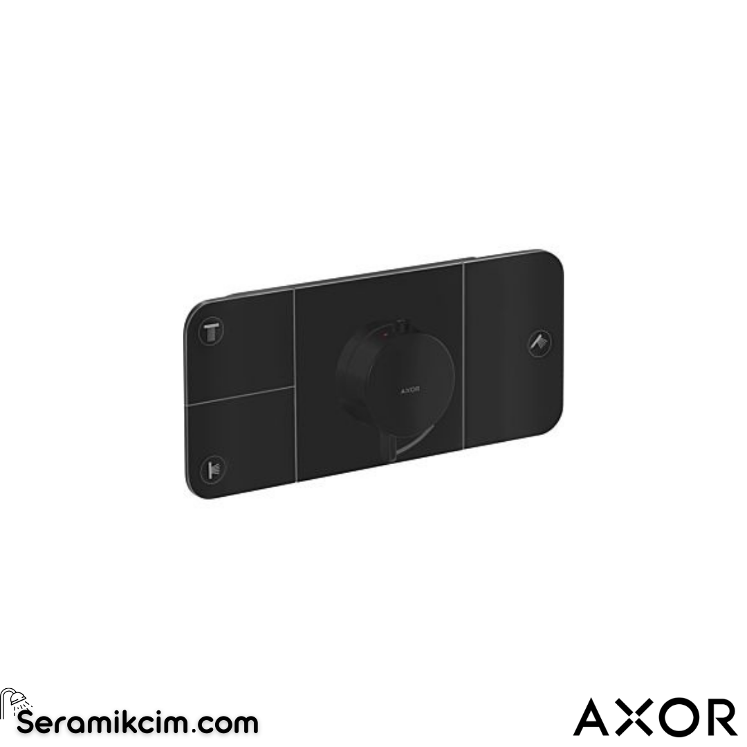Axor Ankastre Termostatik Modül 3 çıkış için Mat Siyah 45713670