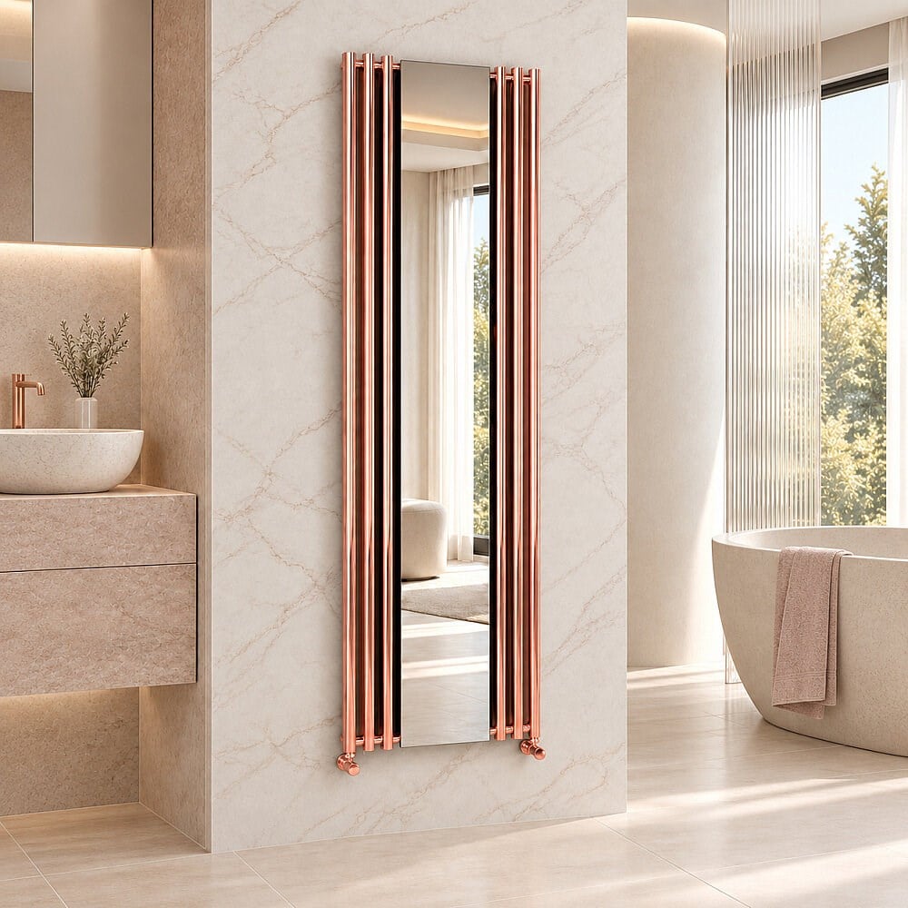 Bahama Dekoratif Radyatör 540x1760 Rose Gold