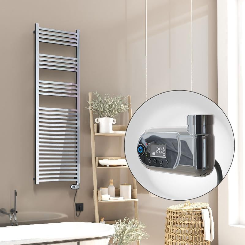 Barbados Elektrikli Havlupan 500x1600 Krom  (Thesis Termostat) 600W