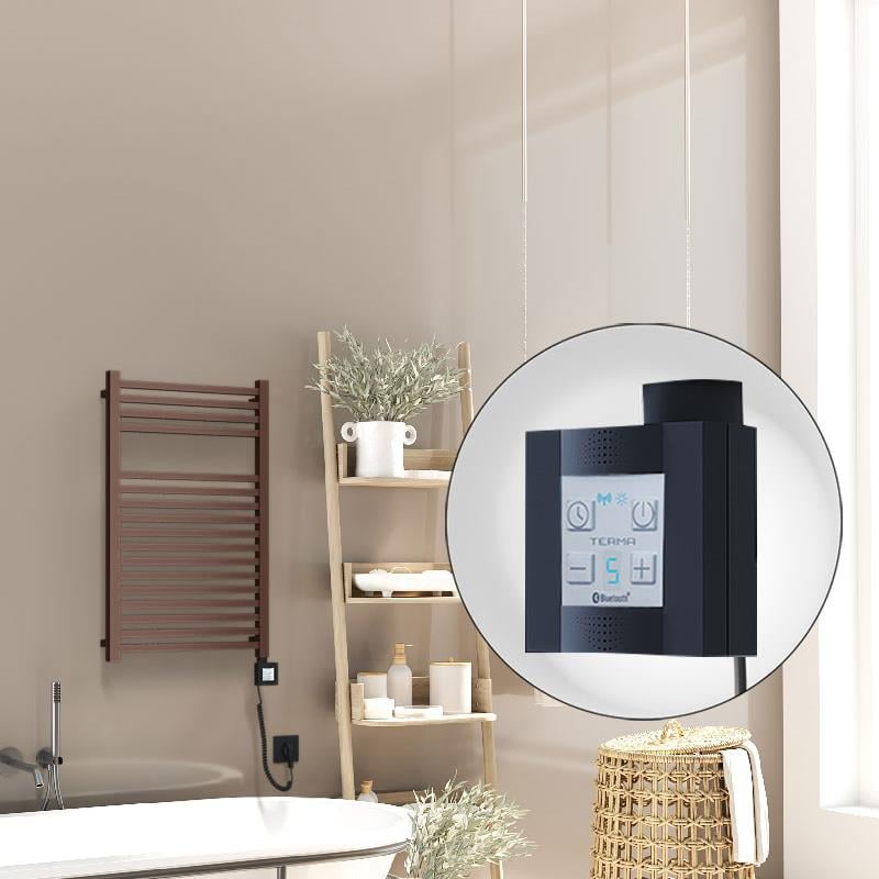 Barbados Elektrikli Havlupan 500x800 Bakır Eskitme Parlak (KTX4 Termostat) 300W Spiral Kablolu