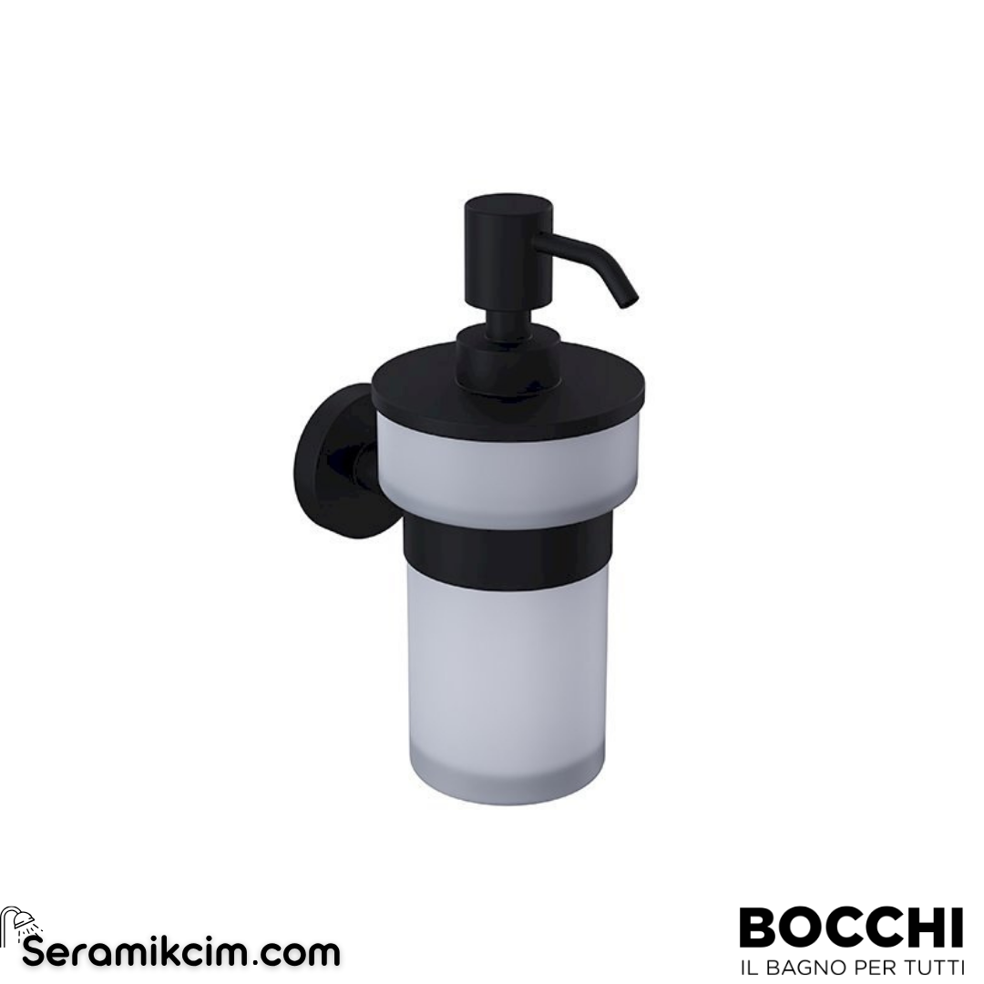 Bocchi Piave Sıvı Sabunluk Mat Siyah 3015-0012-AB
